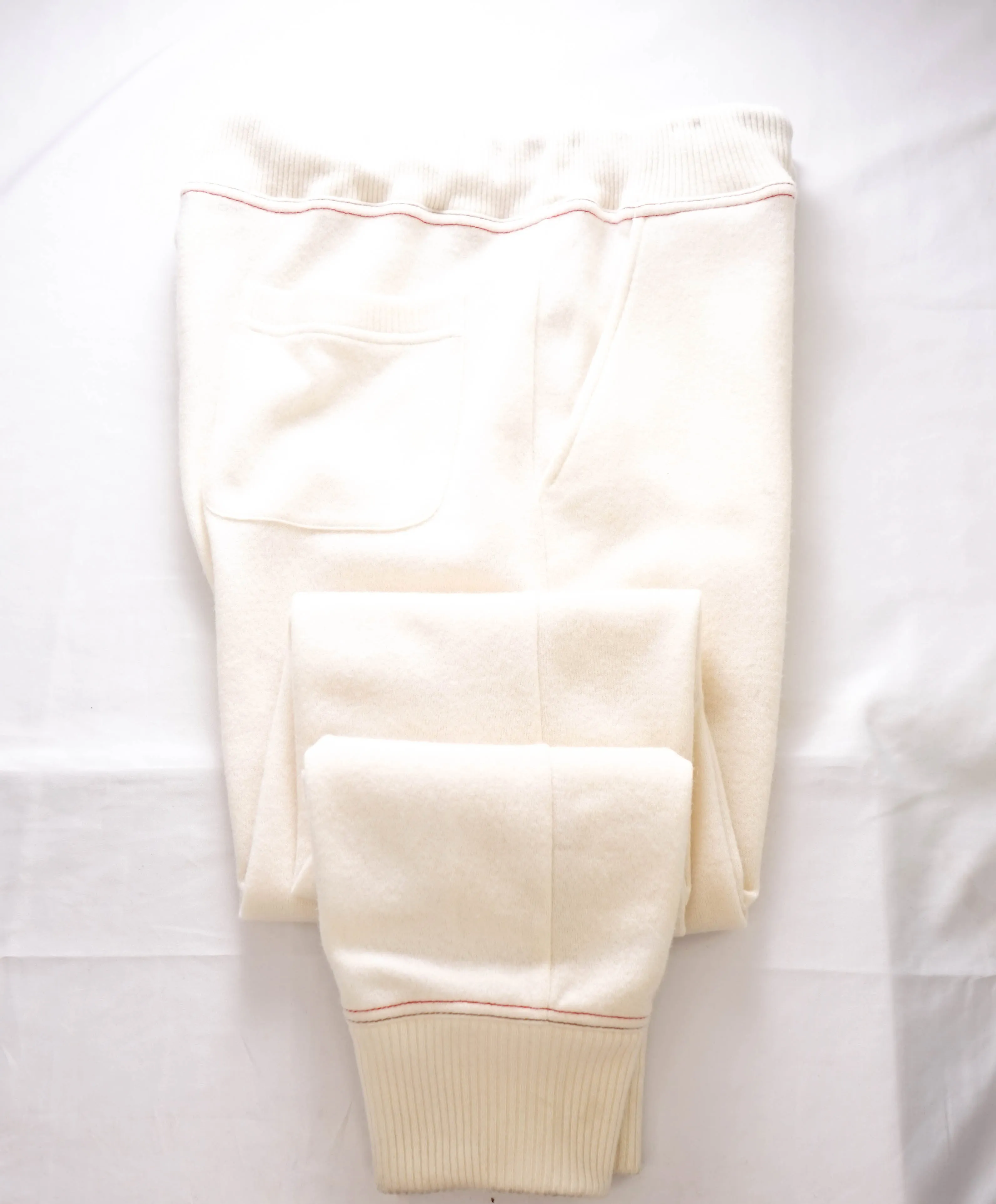 $1,095 ELEVENTY - Ivory CASHMERE / WOOL Blend Jogger Sweat Pants - M