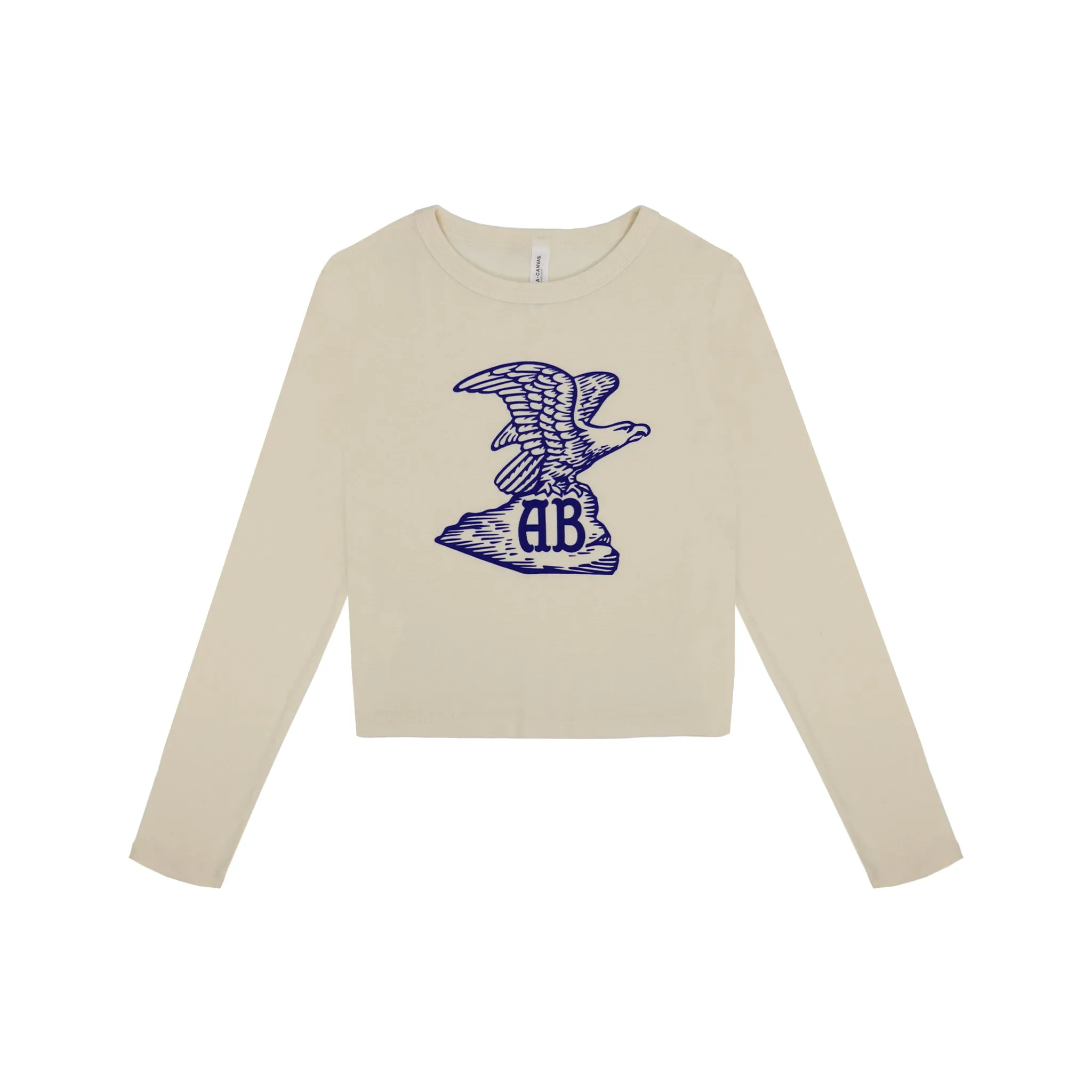 A & Eagle Women's Long Sleeve Crop T-Shirt