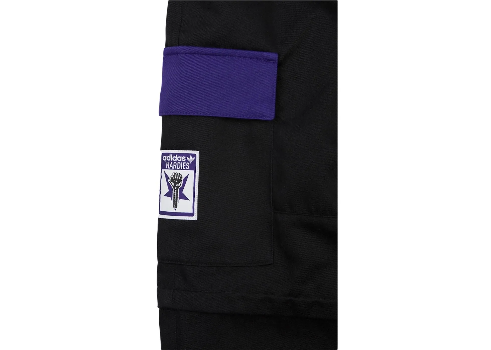 Adidas x Hardies Hardware Cargo Pants “Black / Purple”