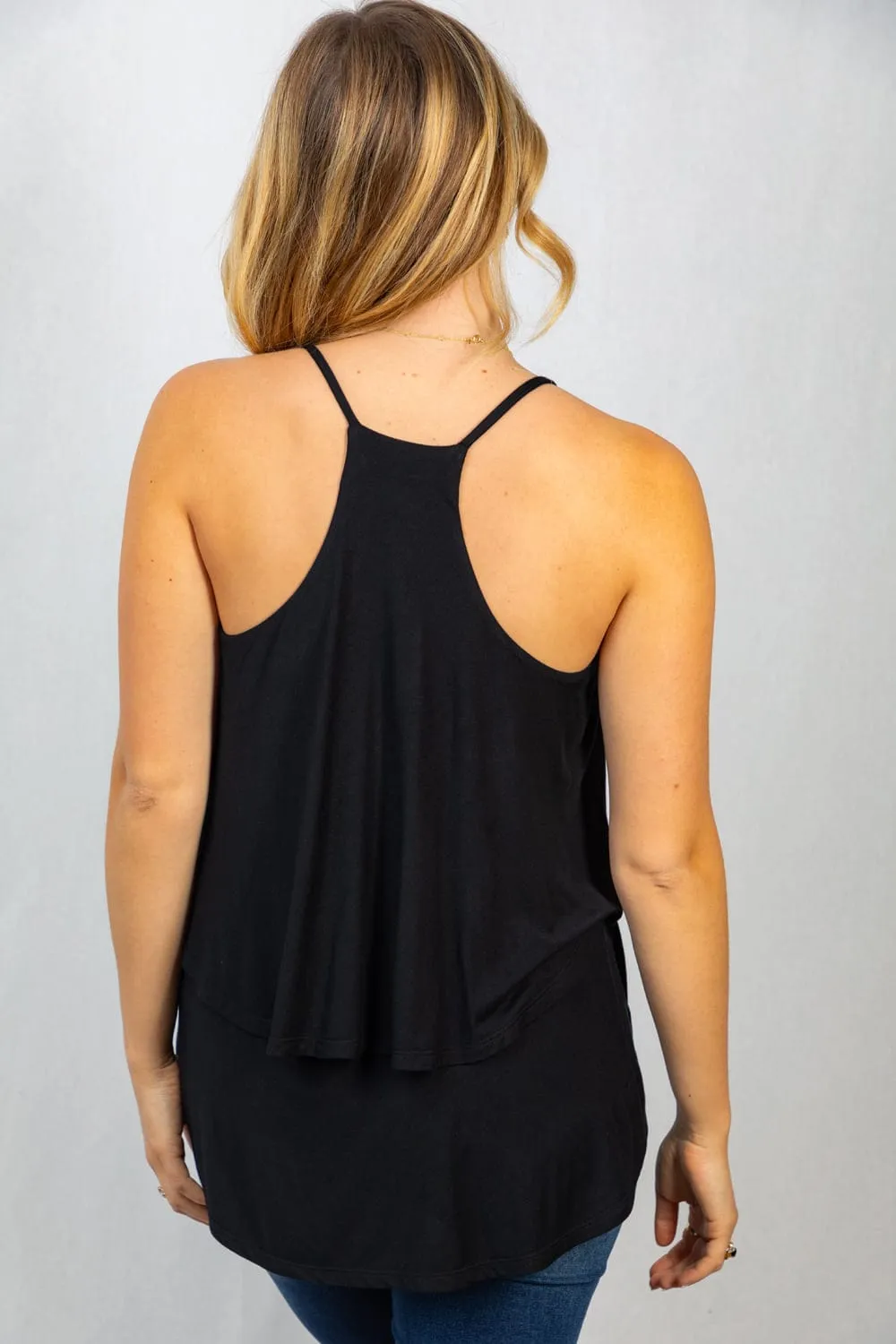 Alexis Tiered Racerback Tank in Solids (2 Colors)
