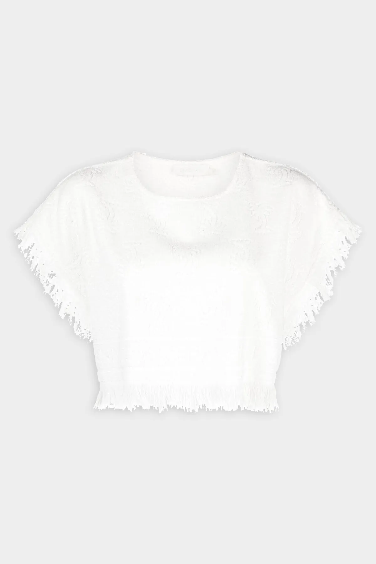 Alight Toweling Crop in Ivory