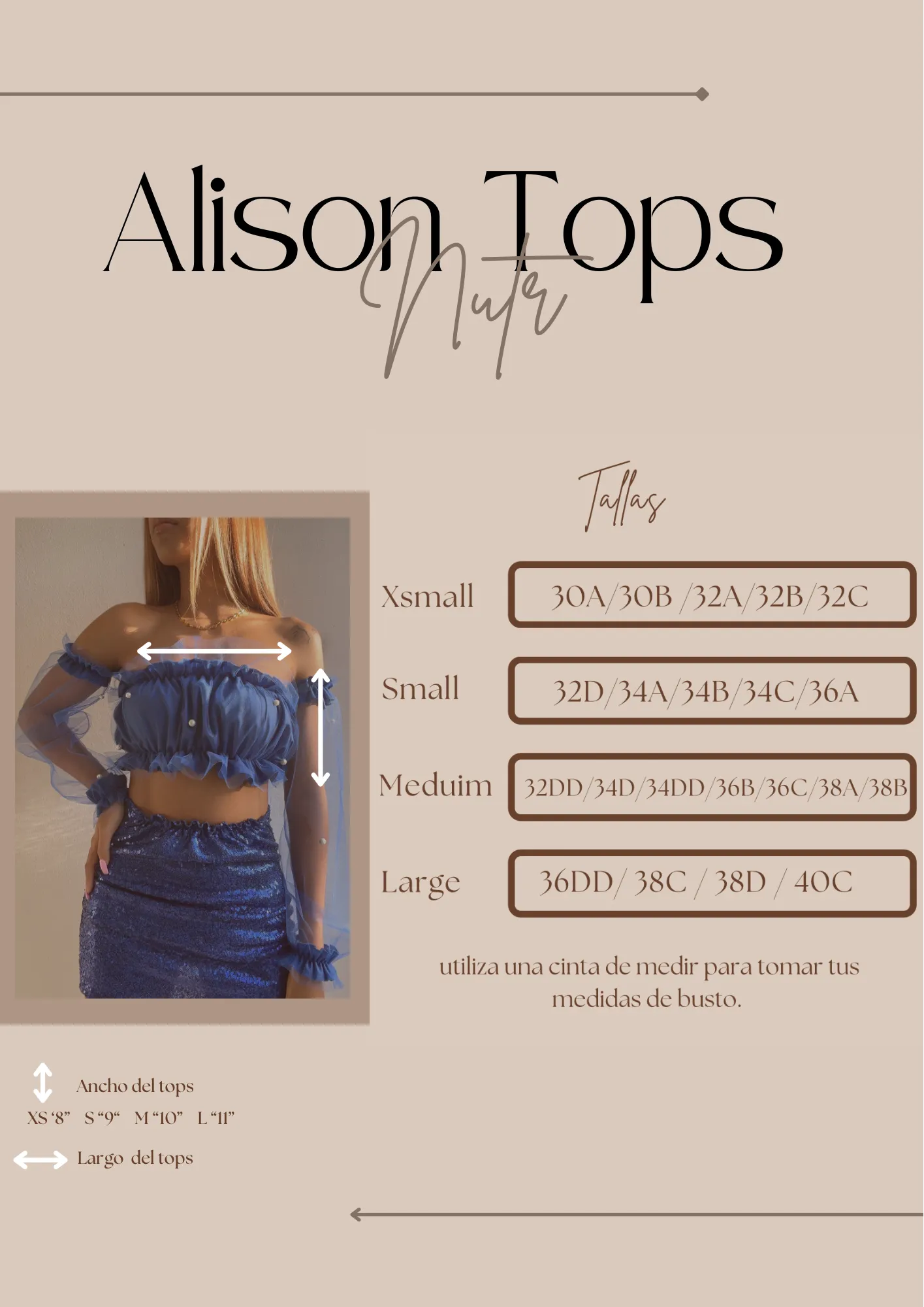 Alison pearl Tops