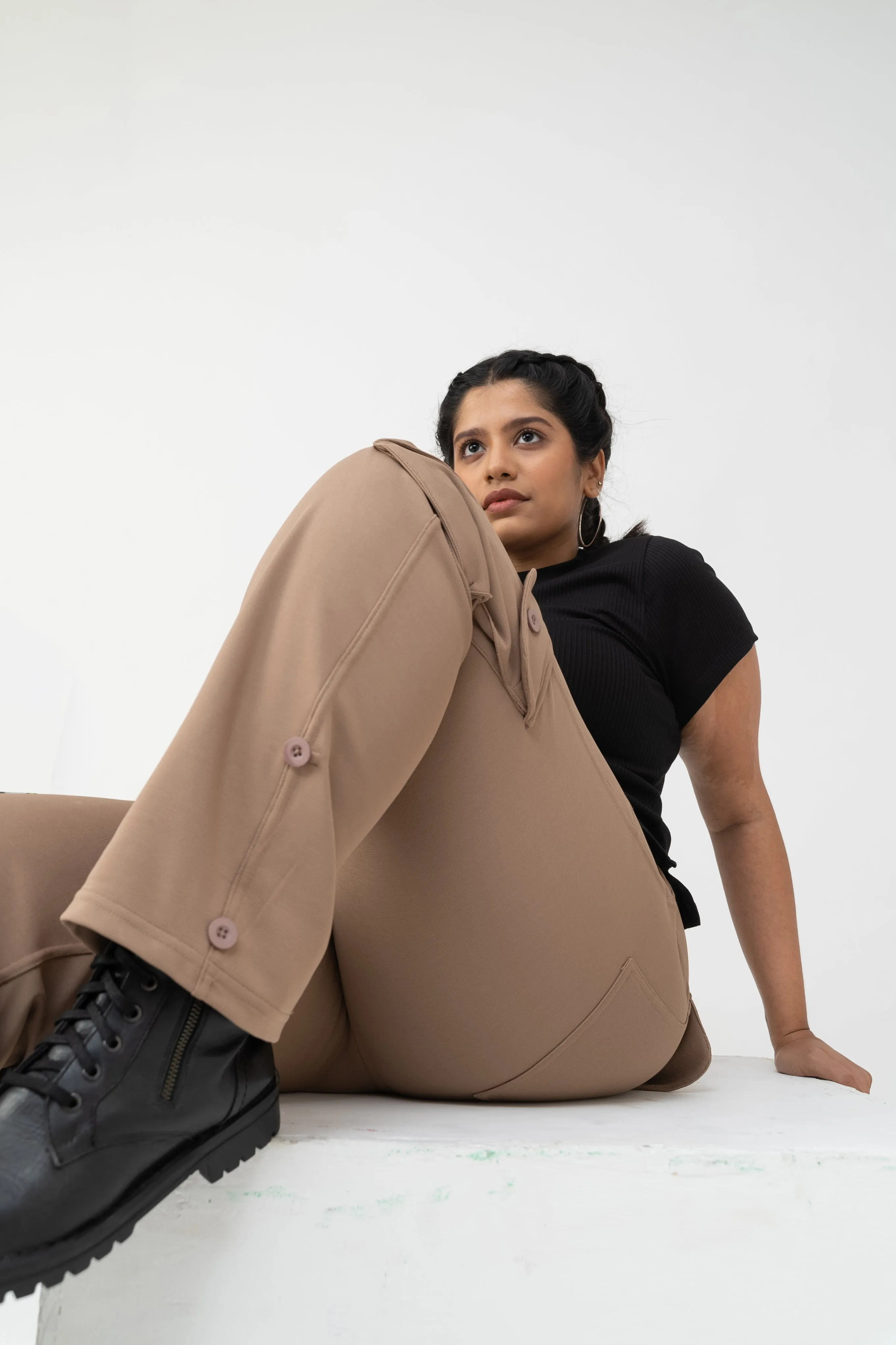 All Star Cargo Pants: Beige