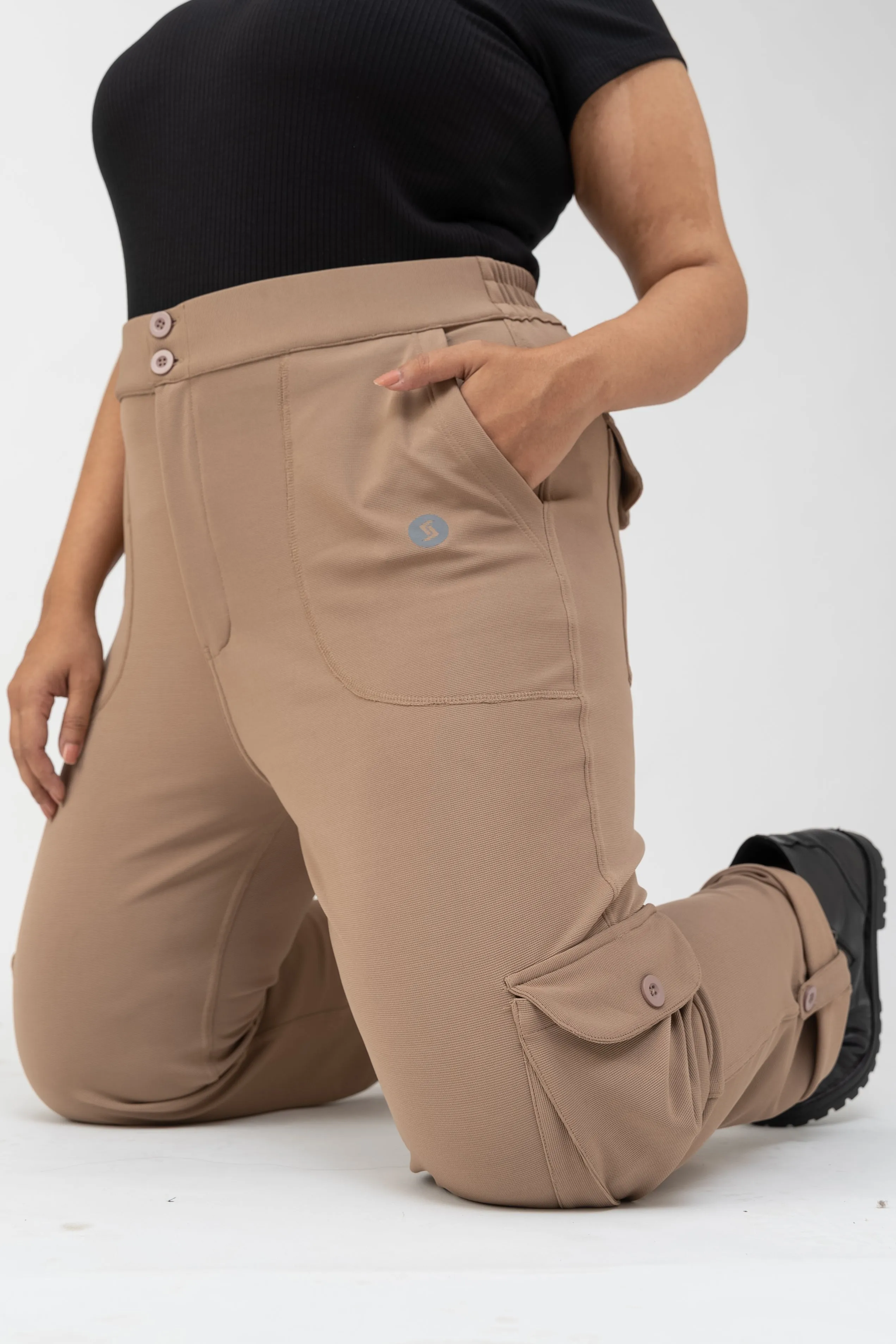 All Star Cargo Pants: Beige