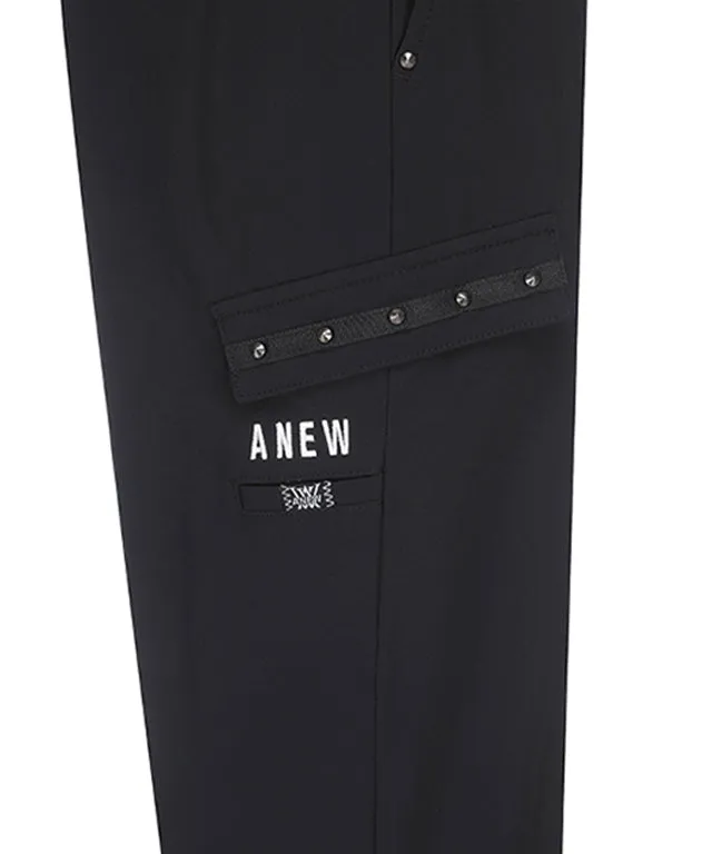 ANEW Golf: Women Tricot Jogger Long Pants- Black