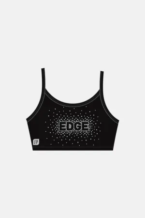 Black Matt Crop Top