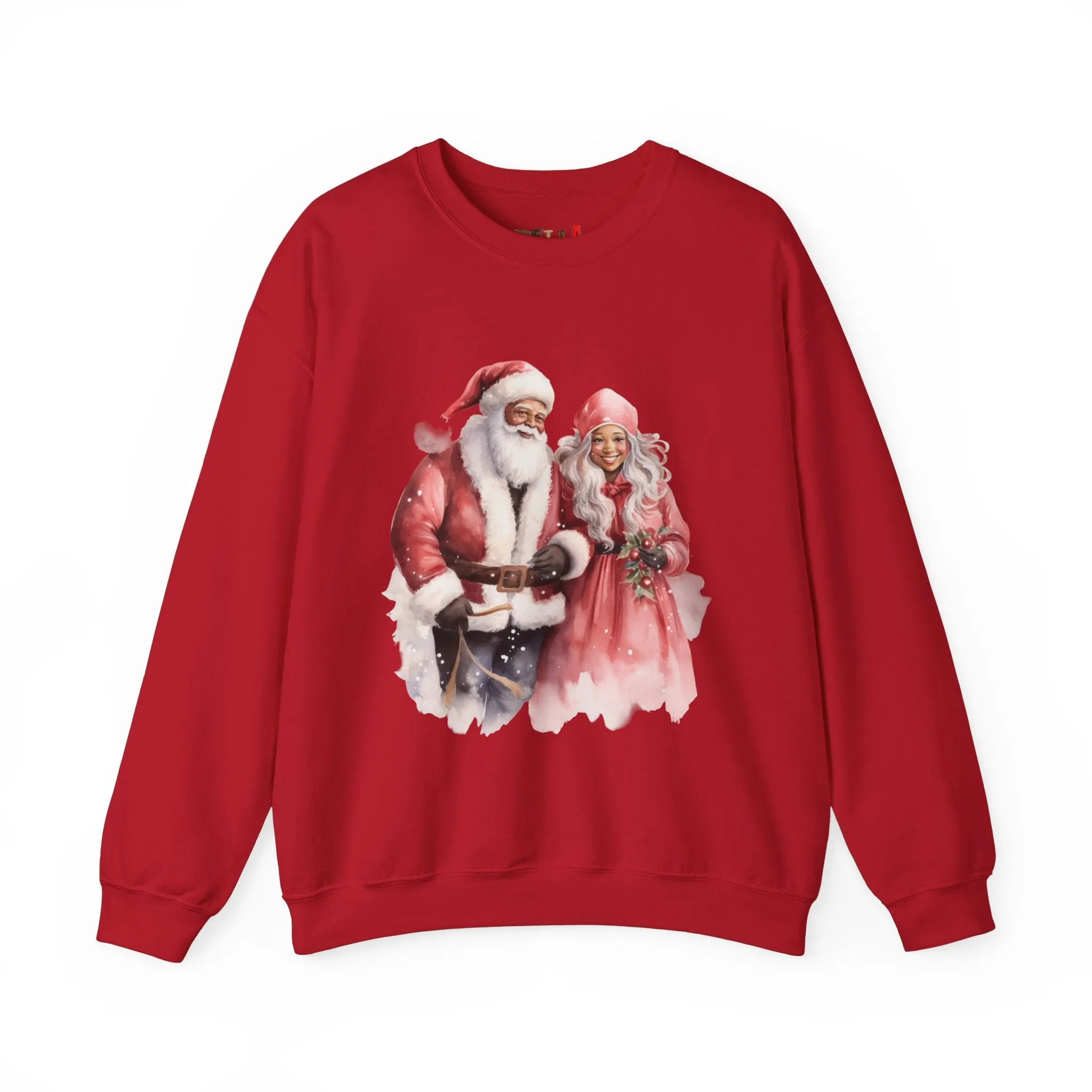 Black Santa 15 Unisex Heavy Blend™ Crewneck Sweatshirt