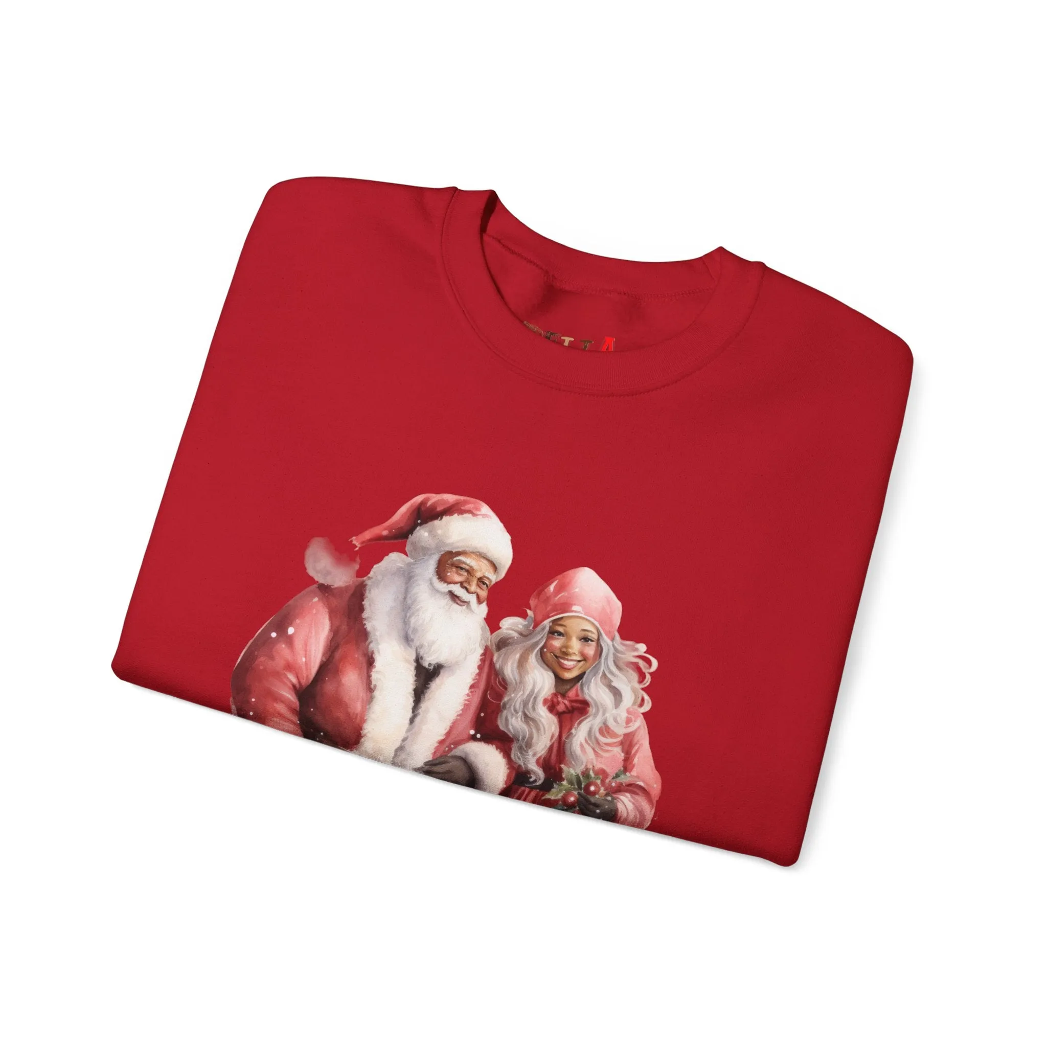 Black Santa 15 Unisex Heavy Blend™ Crewneck Sweatshirt