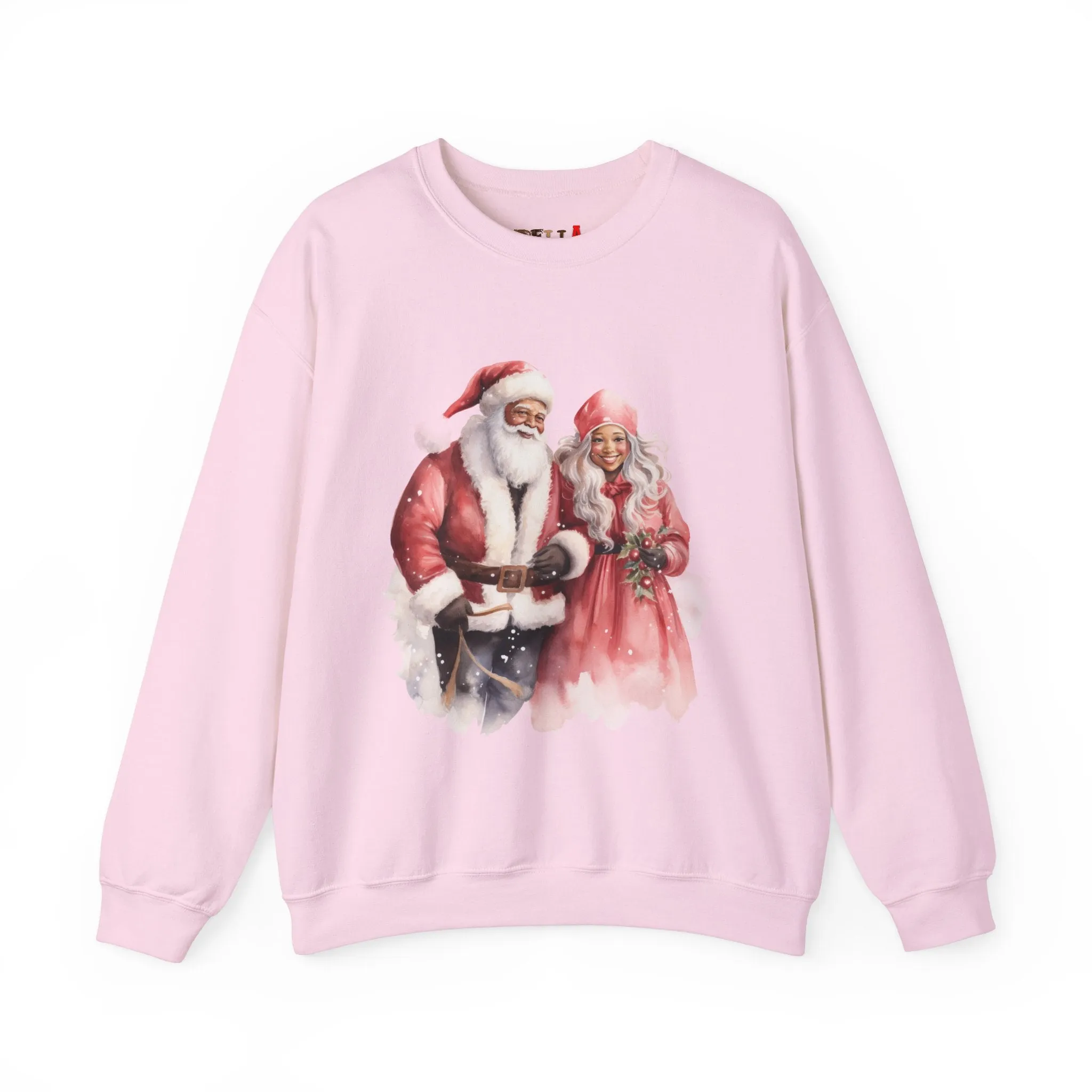 Black Santa 15 Unisex Heavy Blend™ Crewneck Sweatshirt