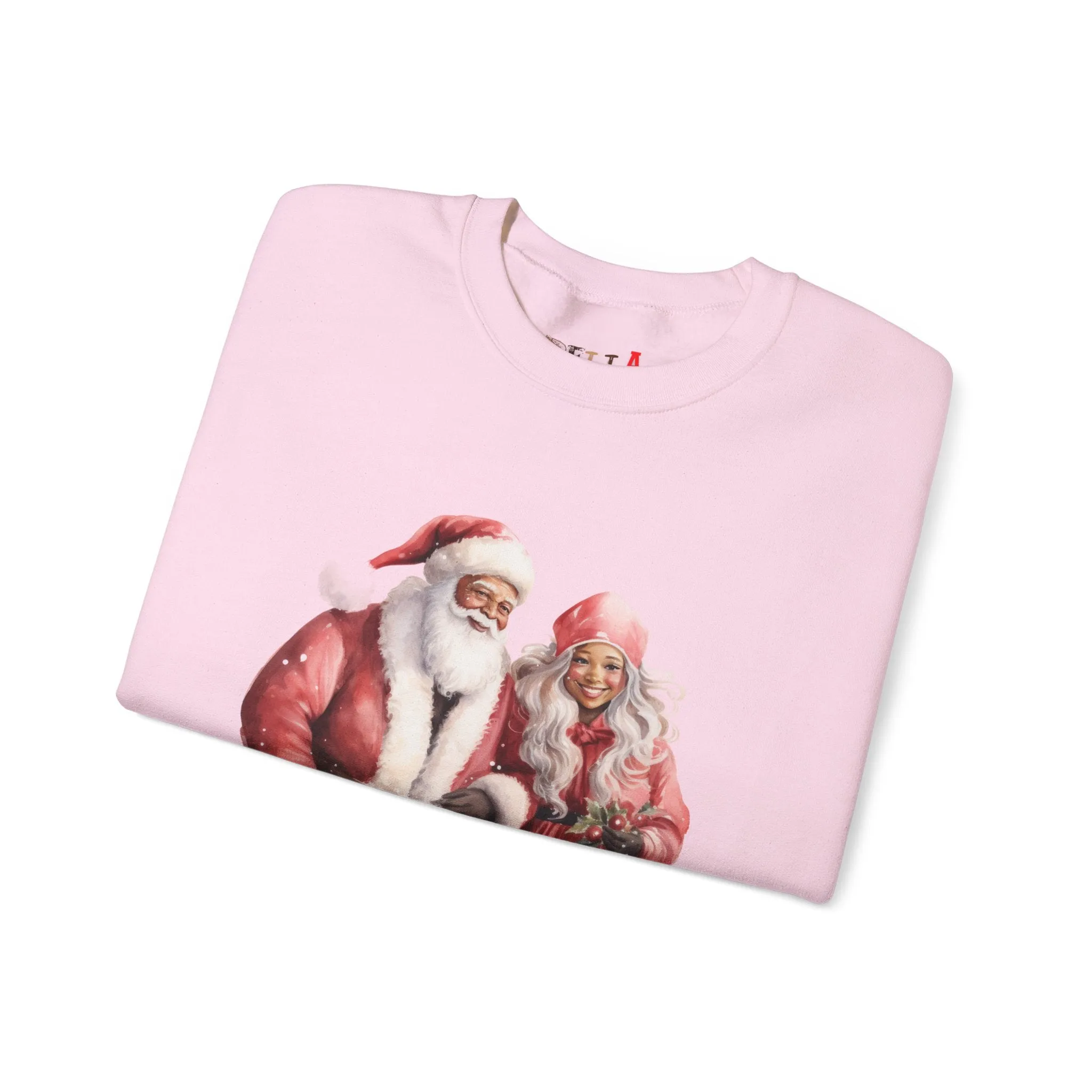 Black Santa 15 Unisex Heavy Blend™ Crewneck Sweatshirt