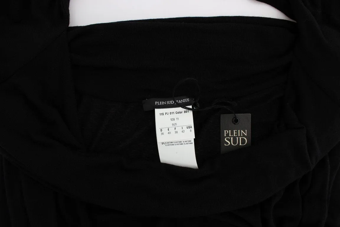 Black Stretch Sleeveless Blouse