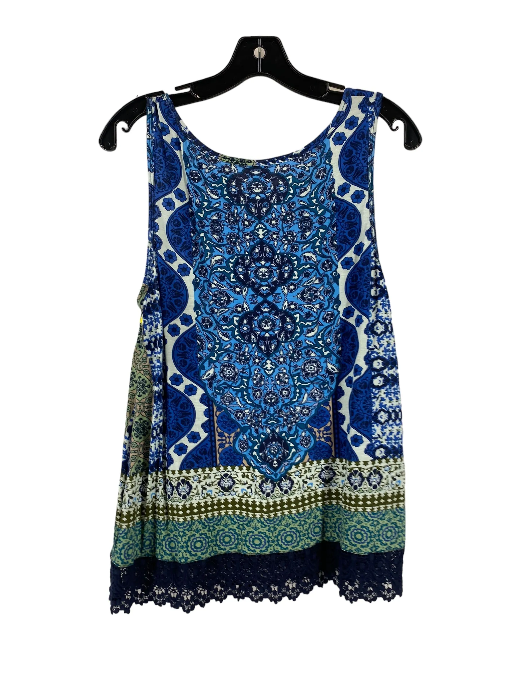 Blue Top Sleeveless Bila, Size L