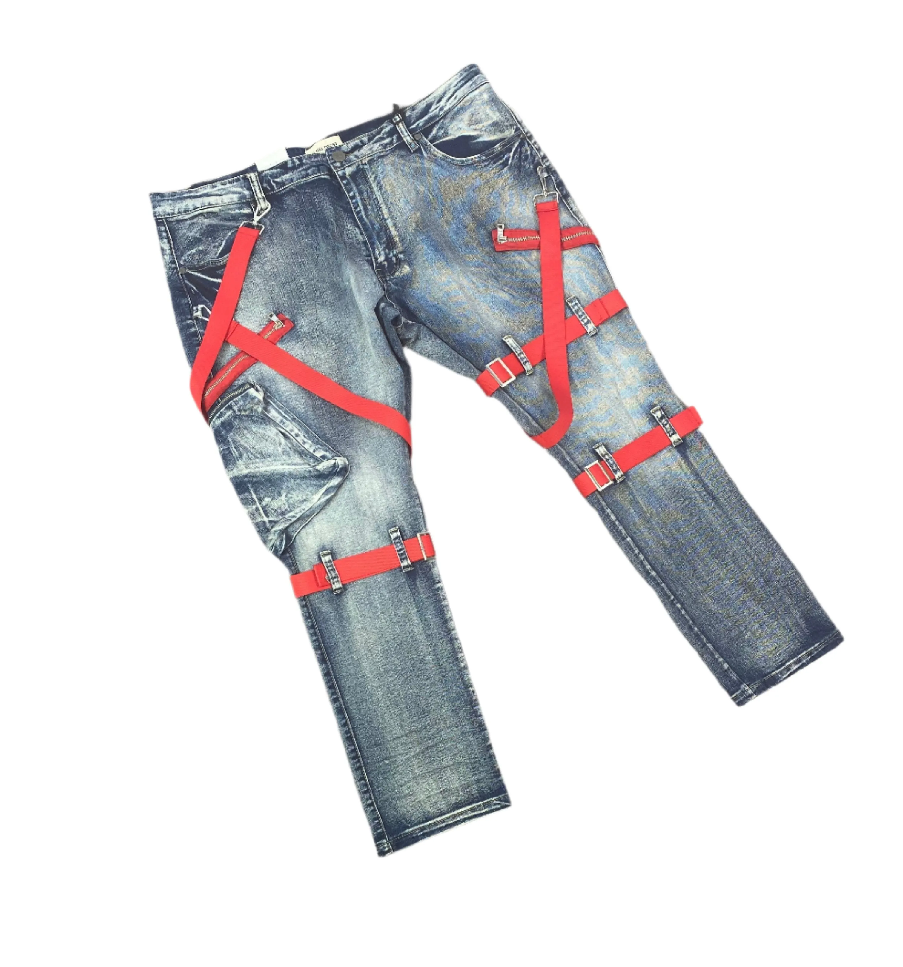 BT-BTP221171X- B&T Strap Cargo Pants