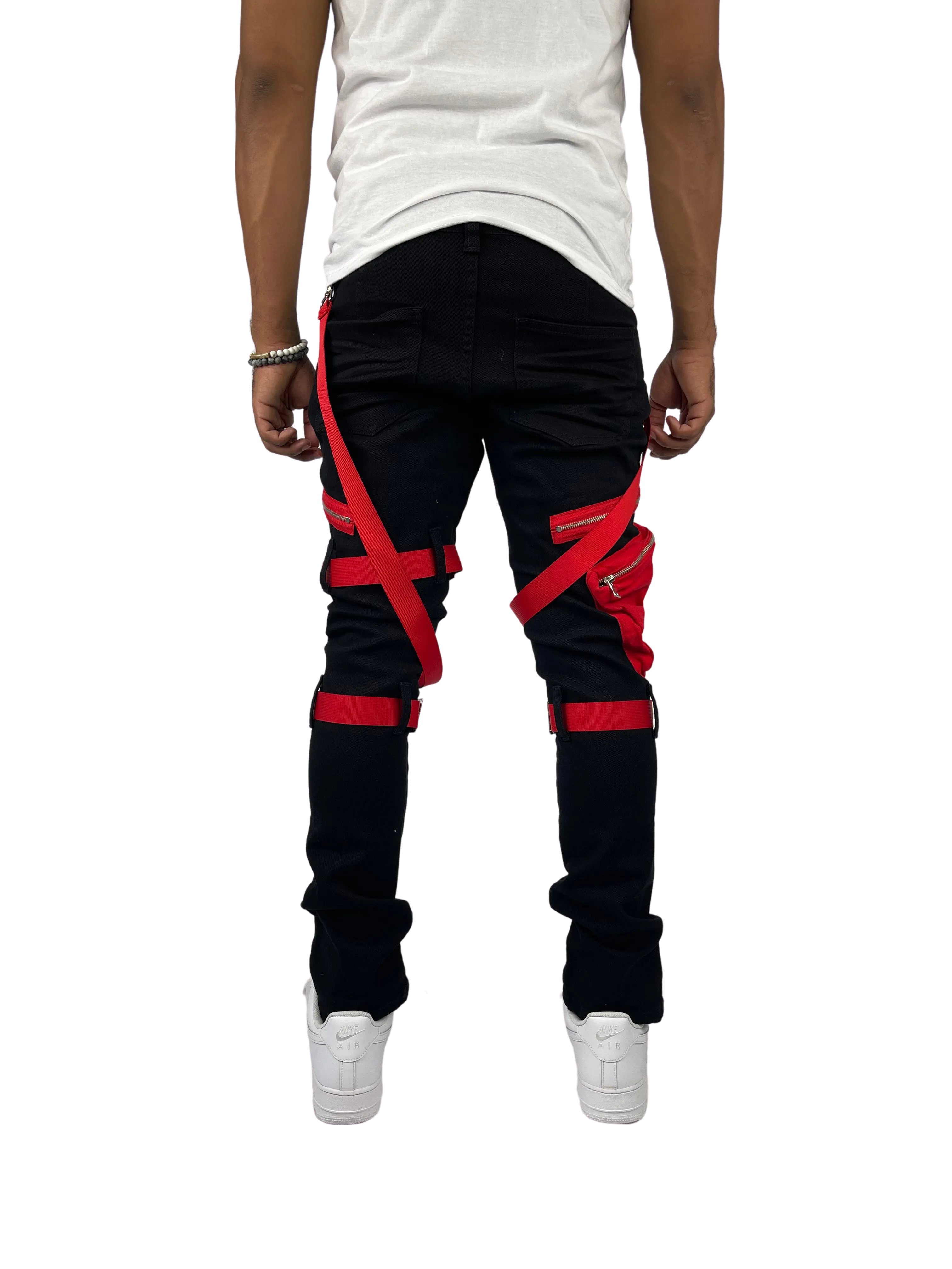 BTP221171: Strap Cargo Pants