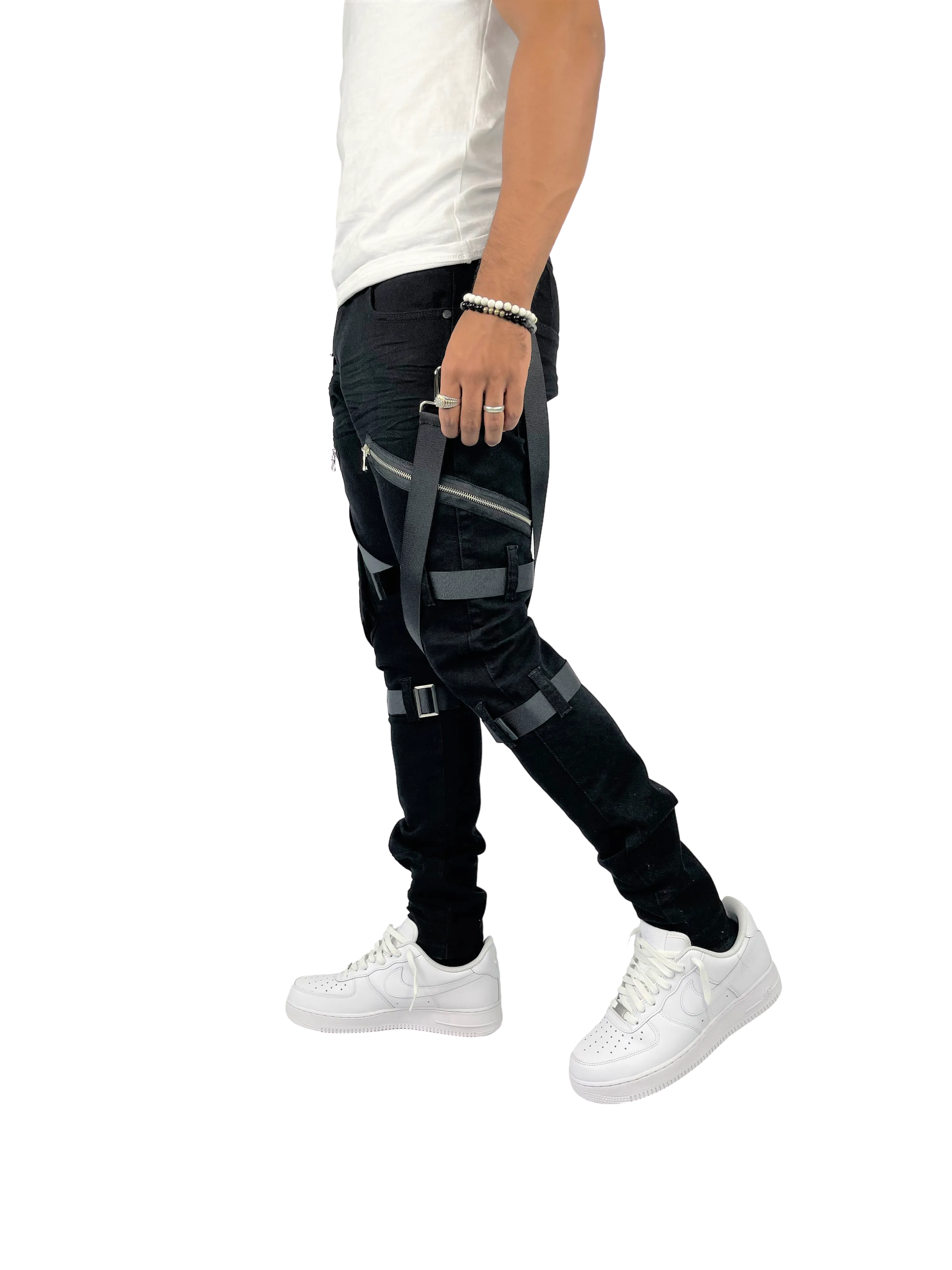 BTP221171: Strap Cargo Pants