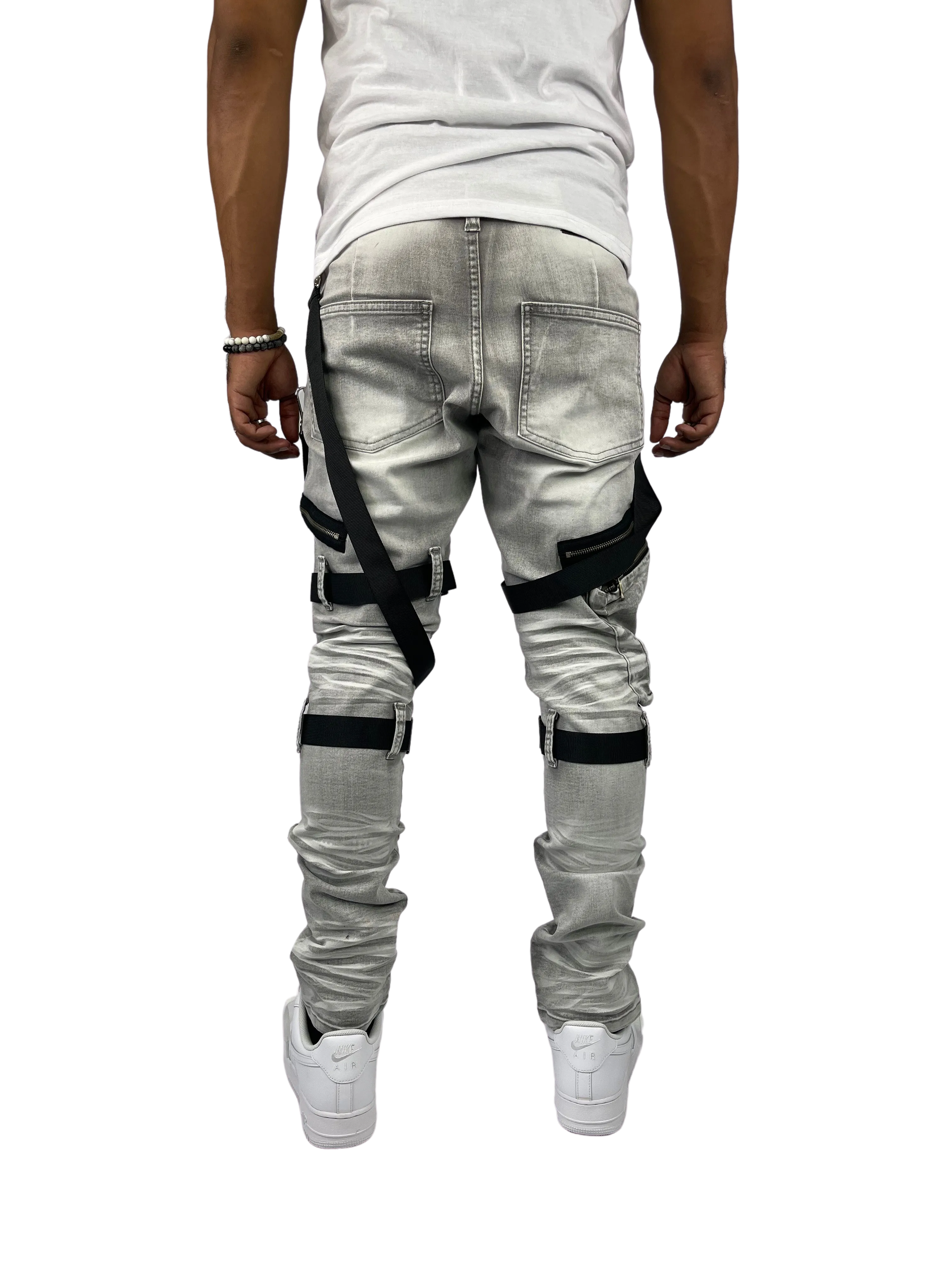 BTP221171: Strap Cargo Pants