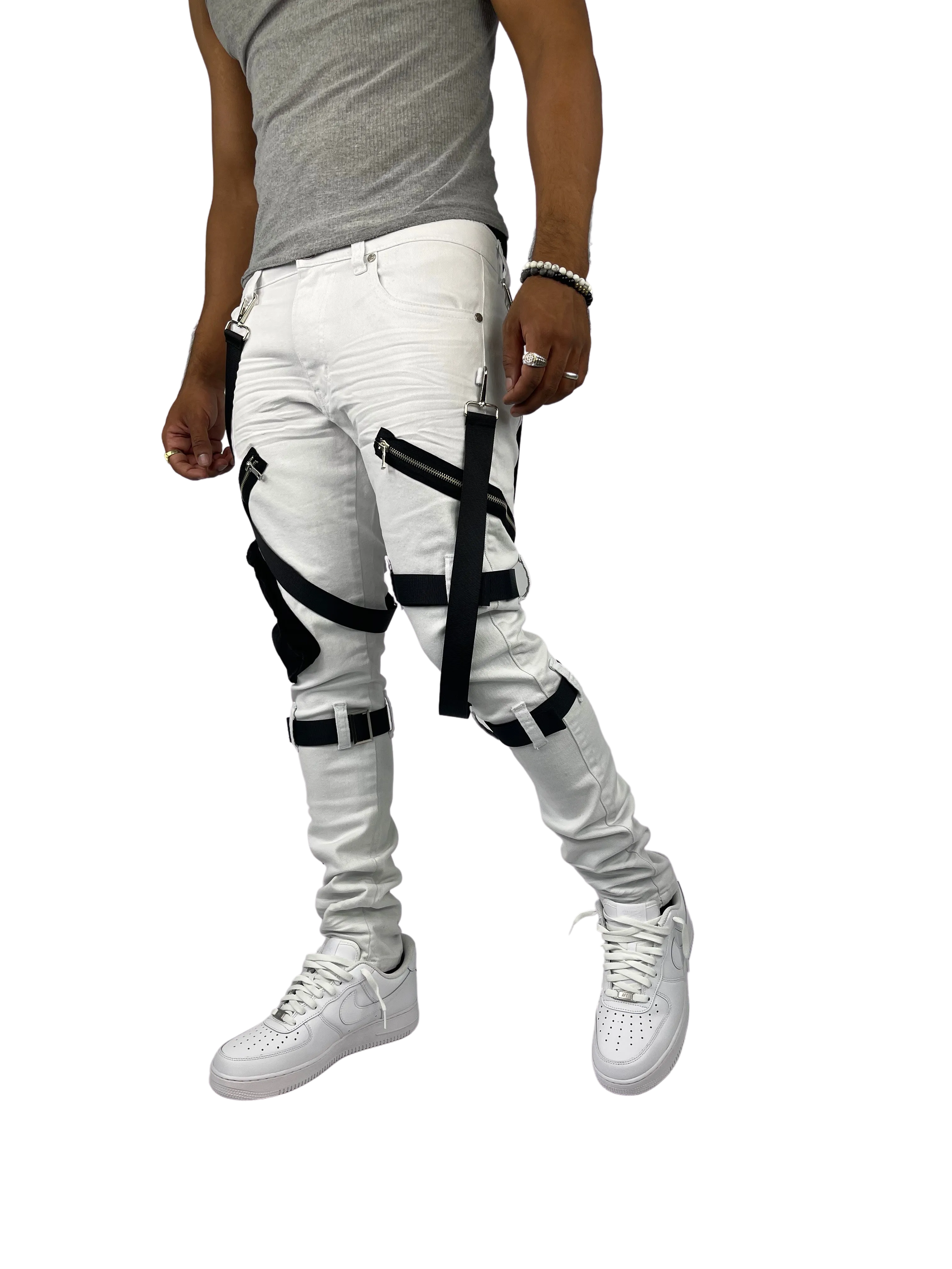 BTP221171: Strap Cargo Pants