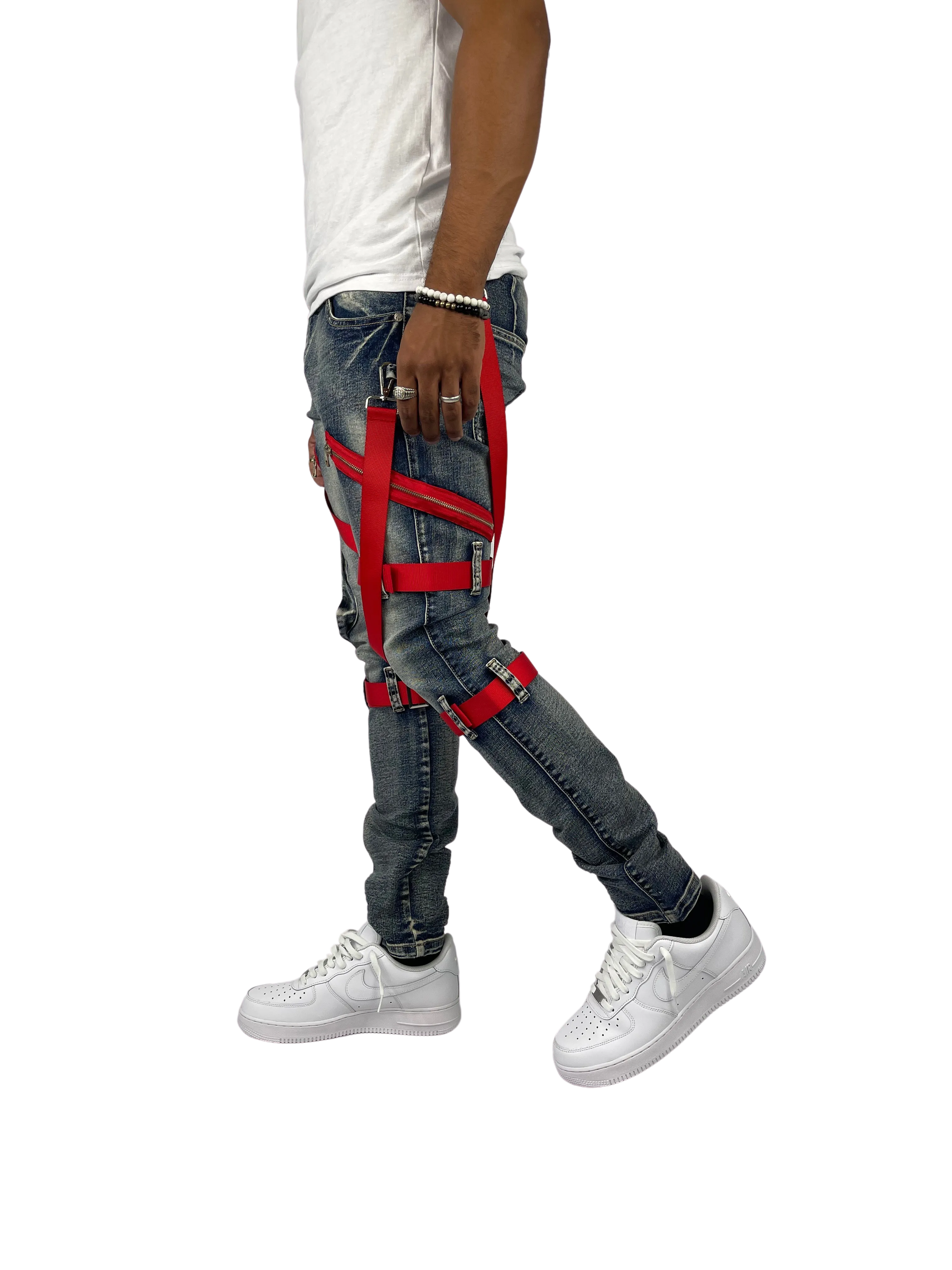 BTP221171: Strap Cargo Pants