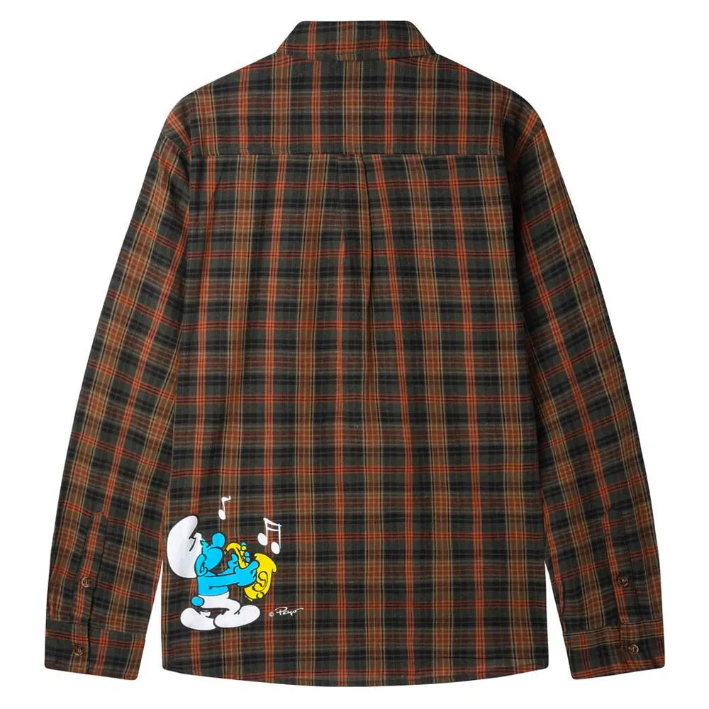 Butter Goods - Harmony Plaid Shirt Moss