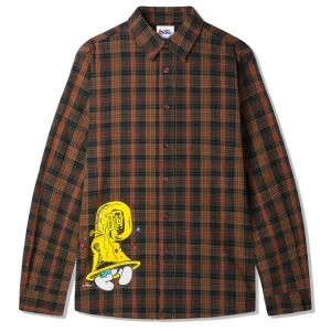 Butter Goods - Harmony Plaid Shirt Moss