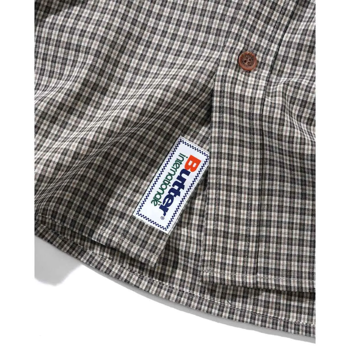 Butter Goods - Plaid L/S Shirt Black