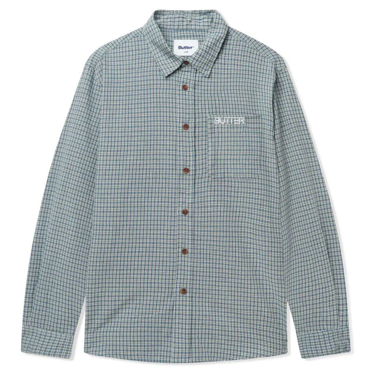 Butter Goods - Plaid L/S Shirt Harbour