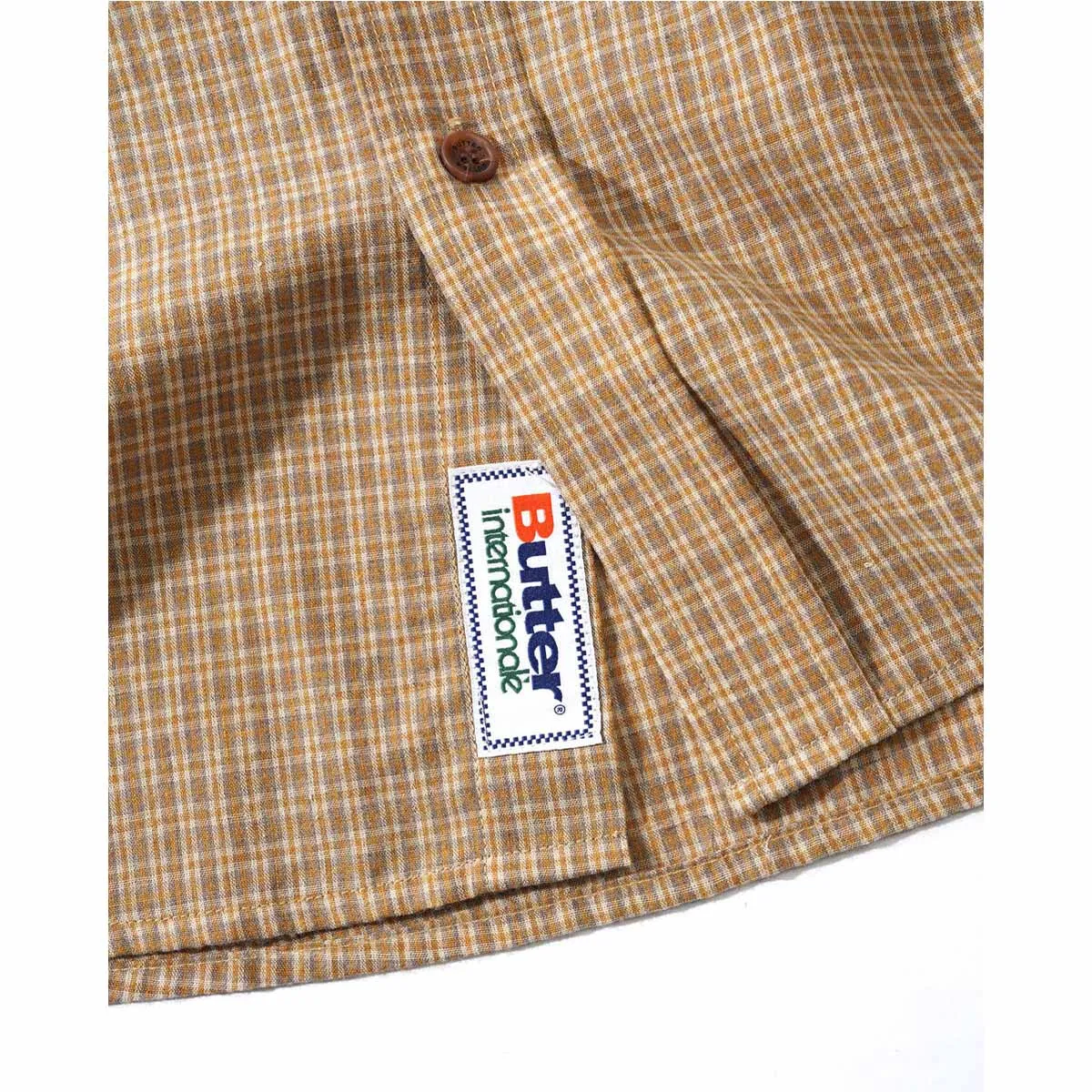 Butter Goods - Plaid L/S Shirt Wheat