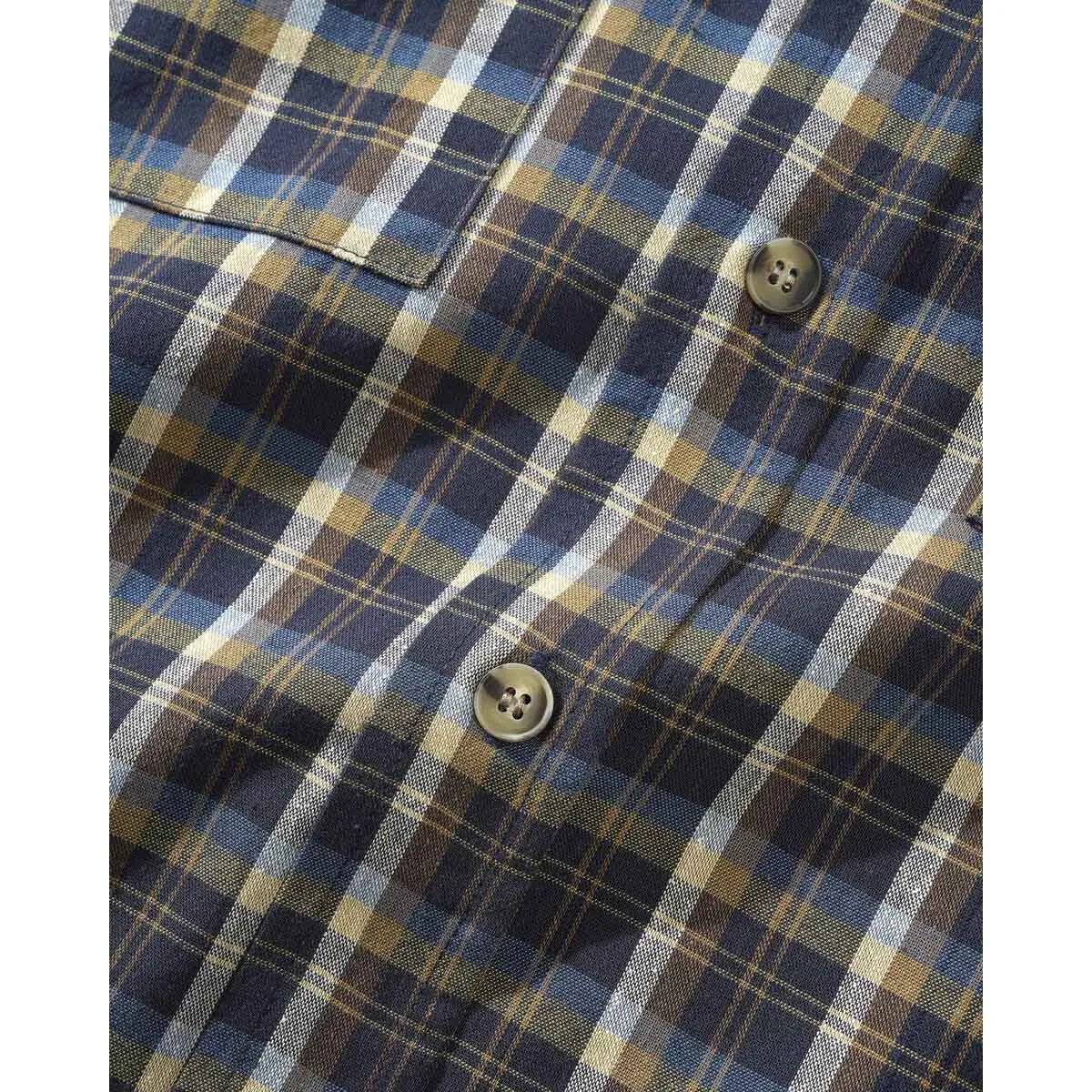 Butter Goods - Terrain Plaid L/S Shirt Navy