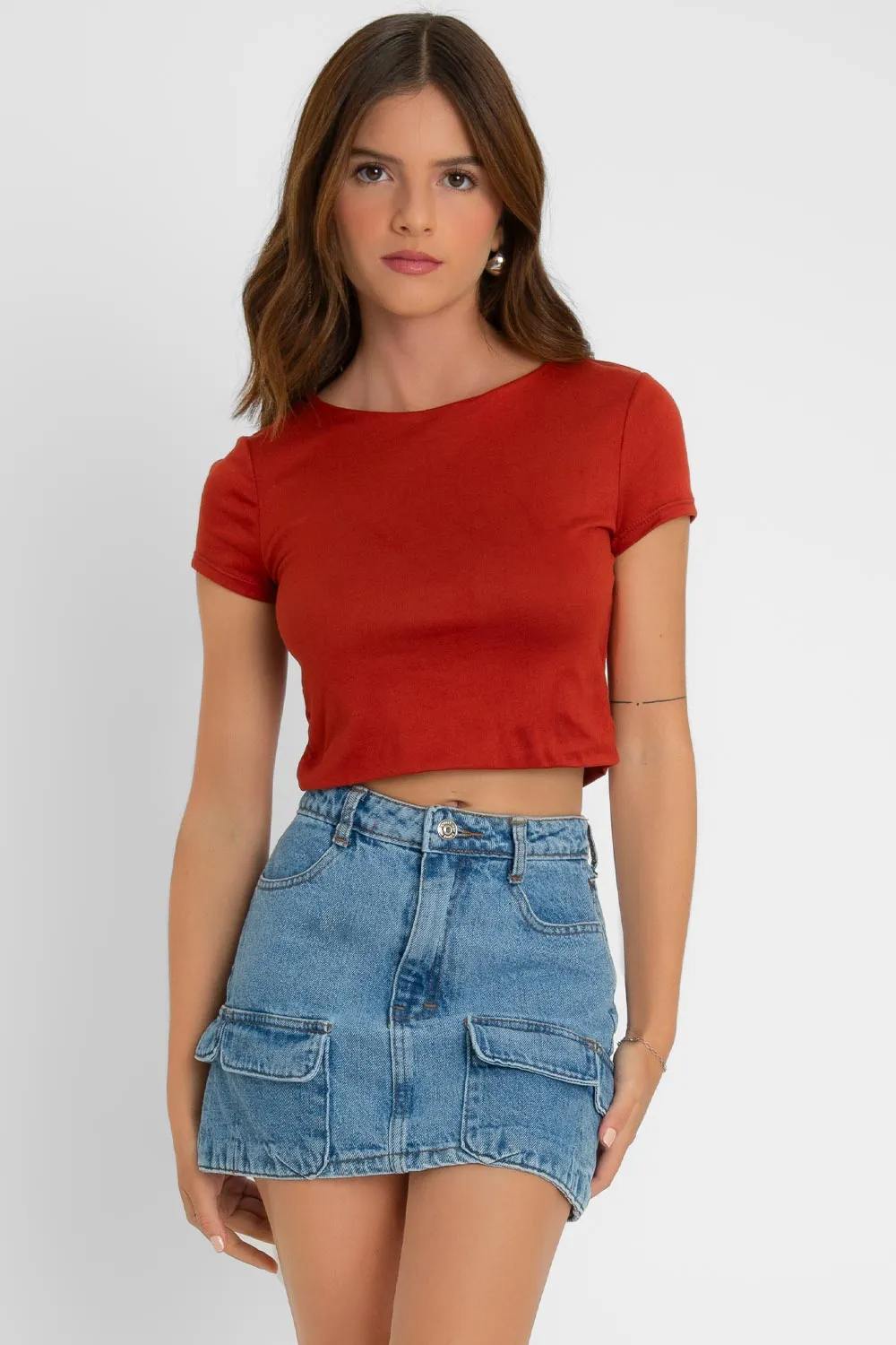 Camiseta básica de manga corta