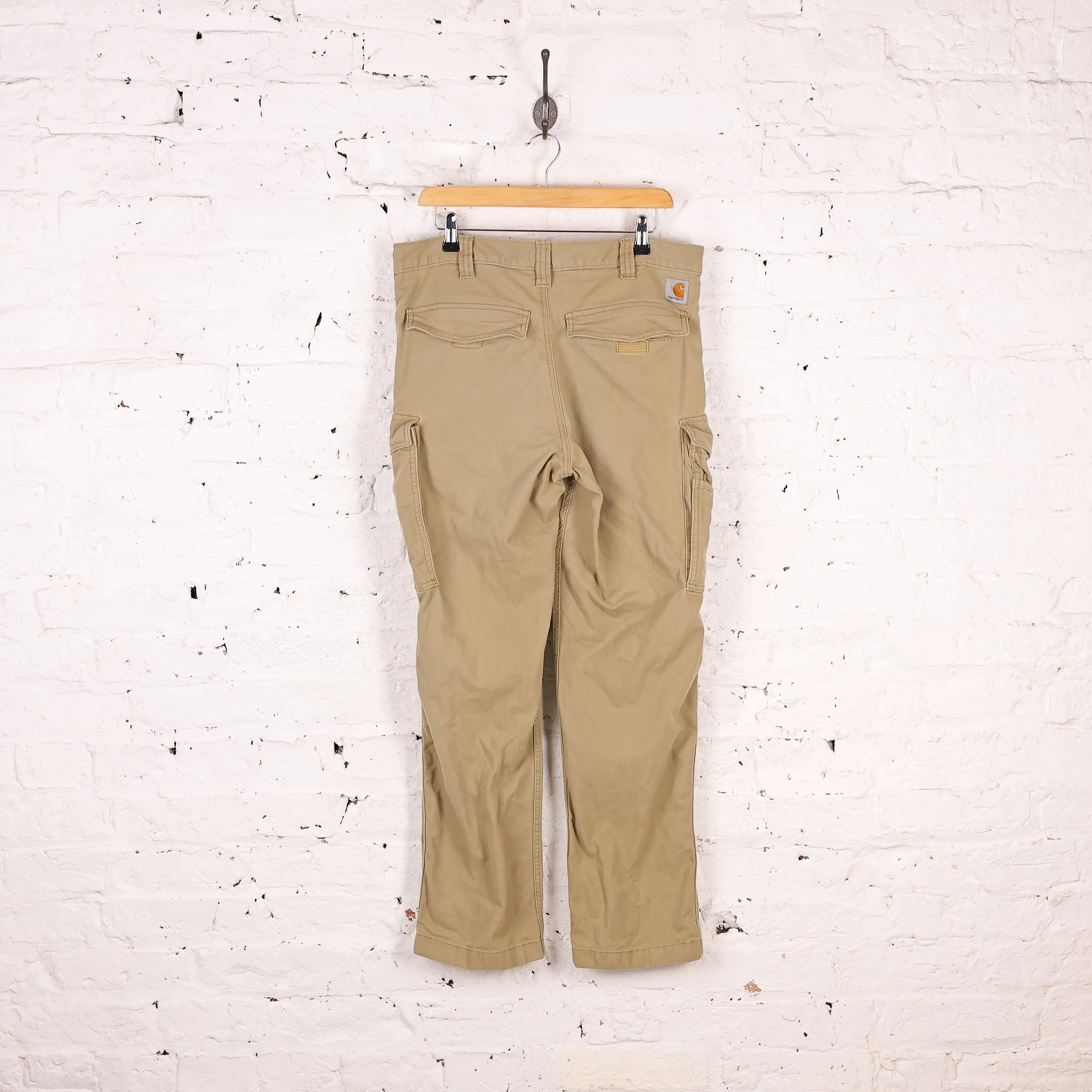 Carhartt Relaxed Fit Cargo Work Pant Trousers - Beige - M