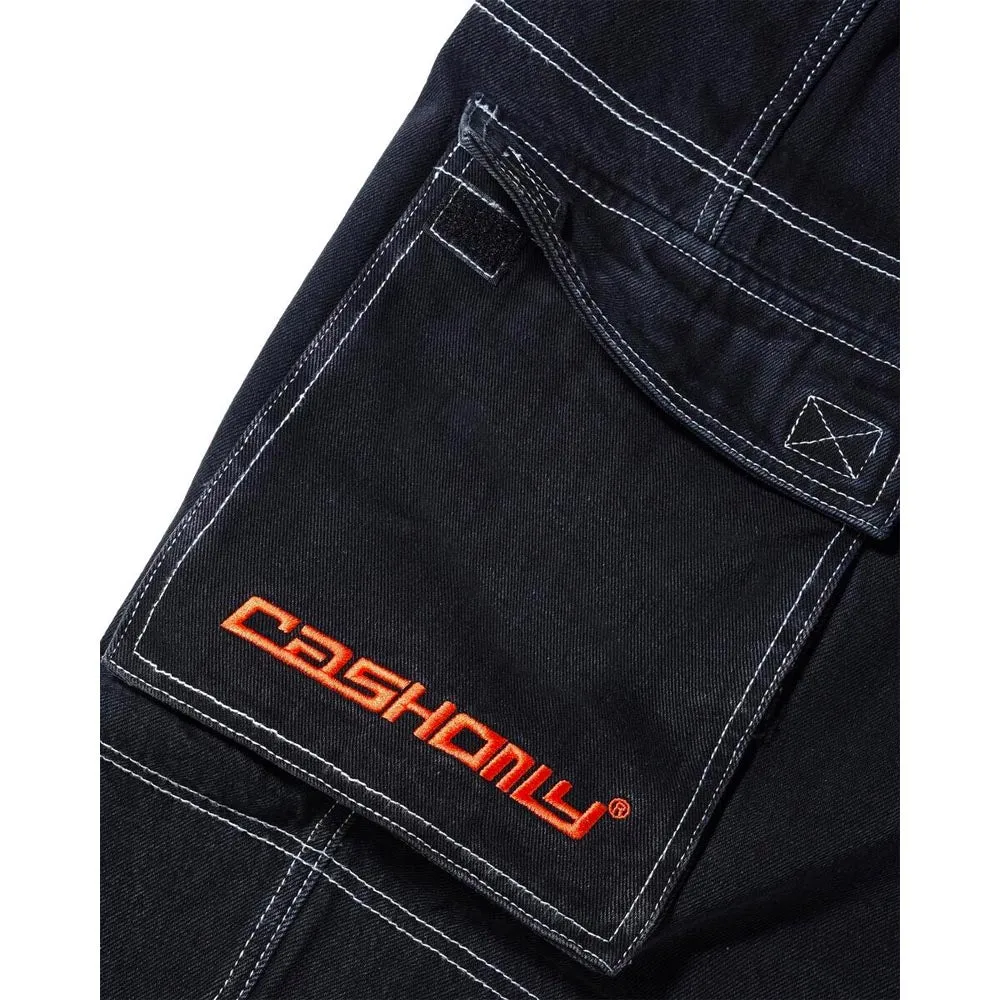 Cash Only - Aleka Cargo Jeans Washed Black