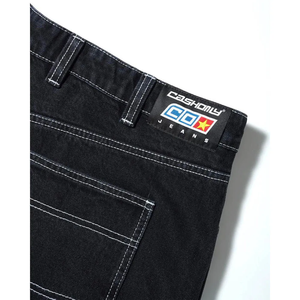 Cash Only - Aleka Cargo Jeans Washed Black