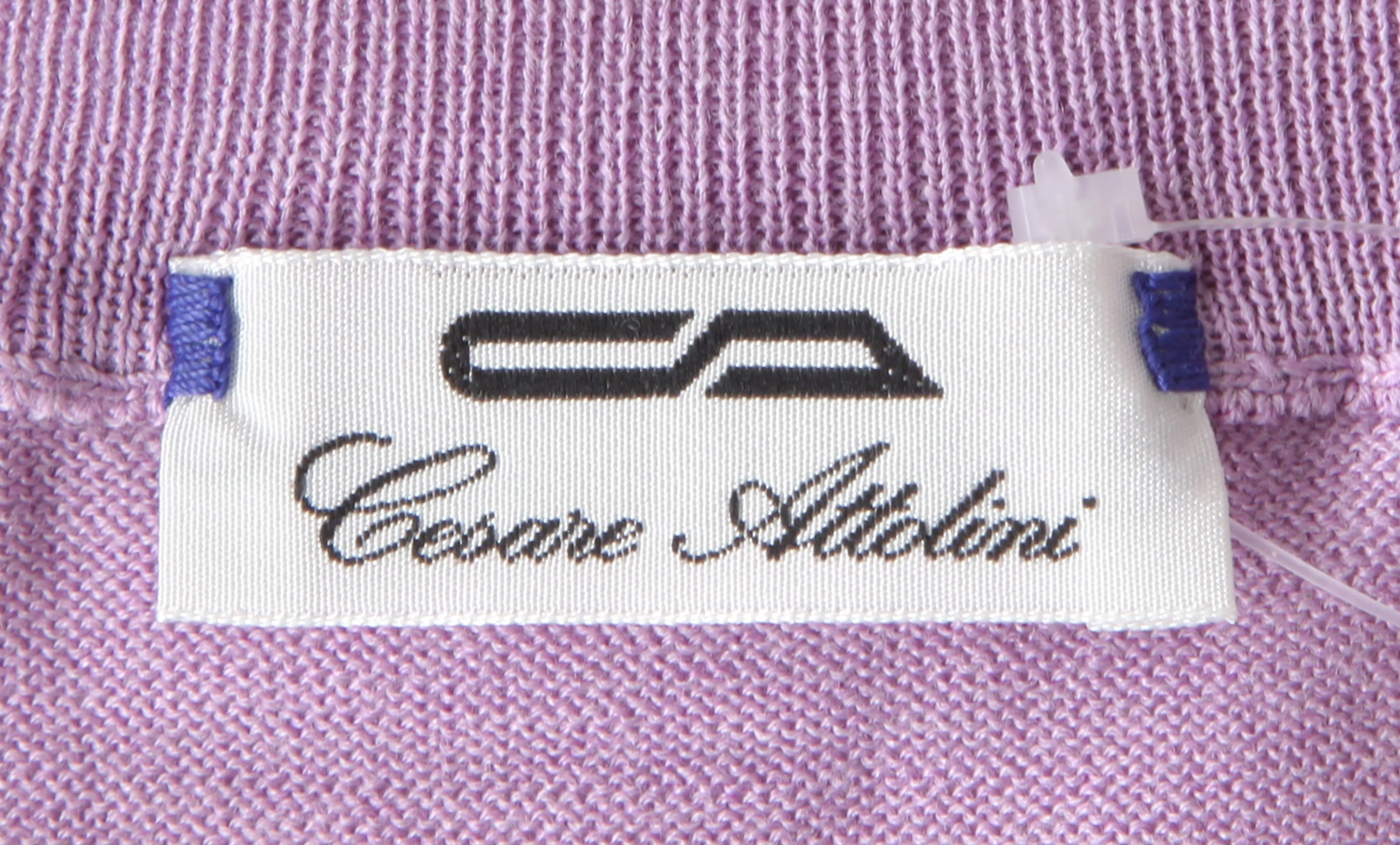 Cesare Attolini Lavender Purple Crewneck Sweater