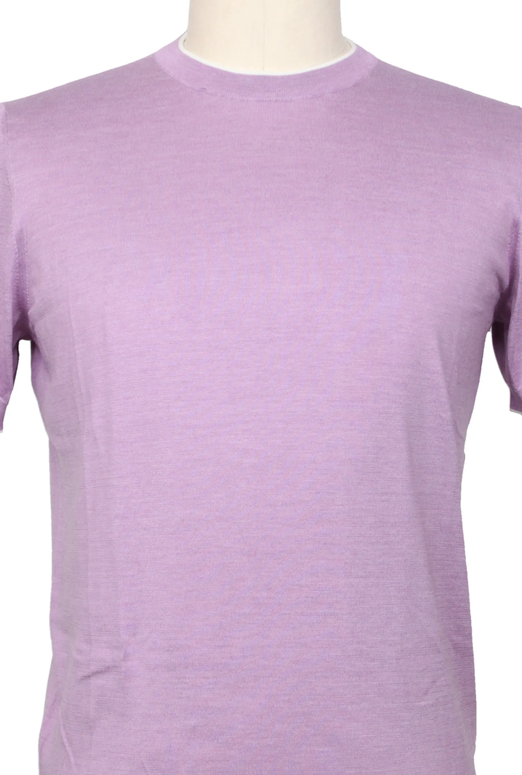 Cesare Attolini Lavender Purple Crewneck Sweater
