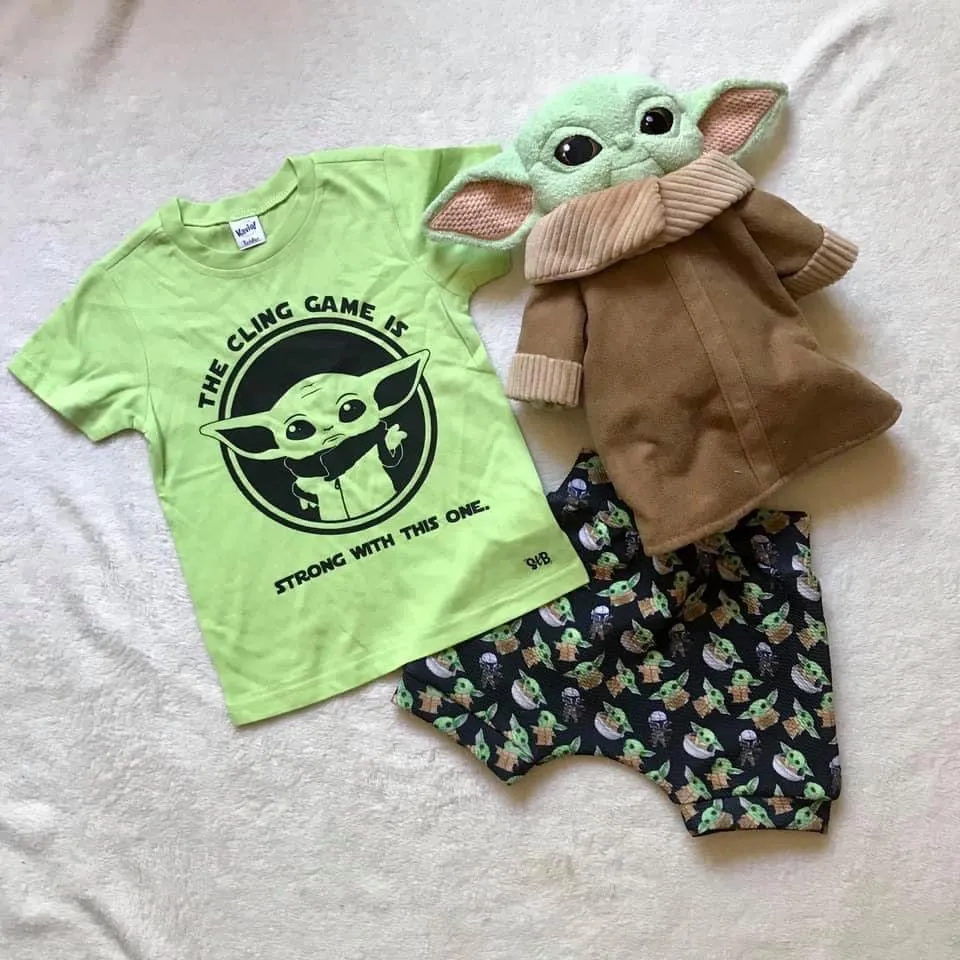 Cling game strong Mandalorian inspired Kids Tee