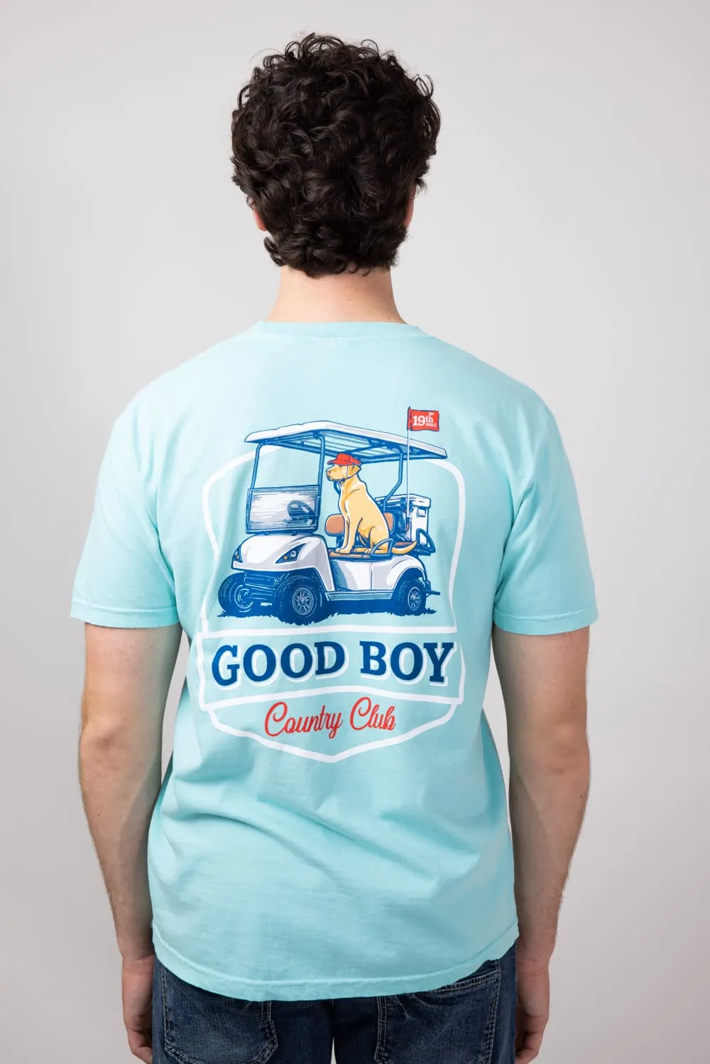 Country Club Dog T-Shirt for Men in Mint | 2208-MINT