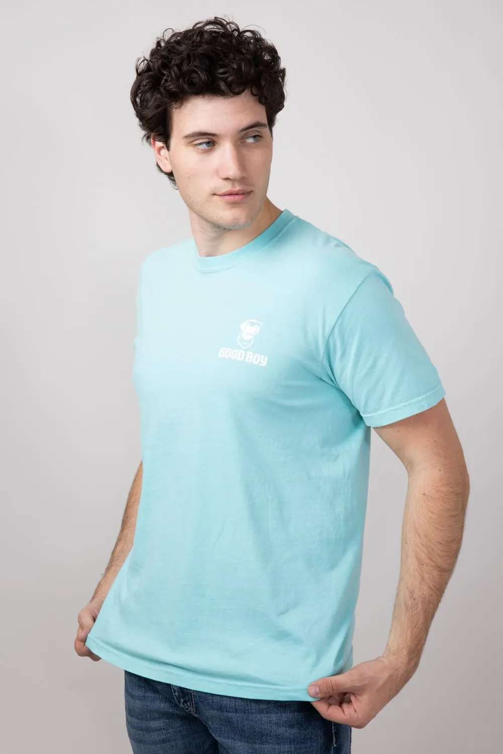 Country Club Dog T-Shirt for Men in Mint | 2208-MINT