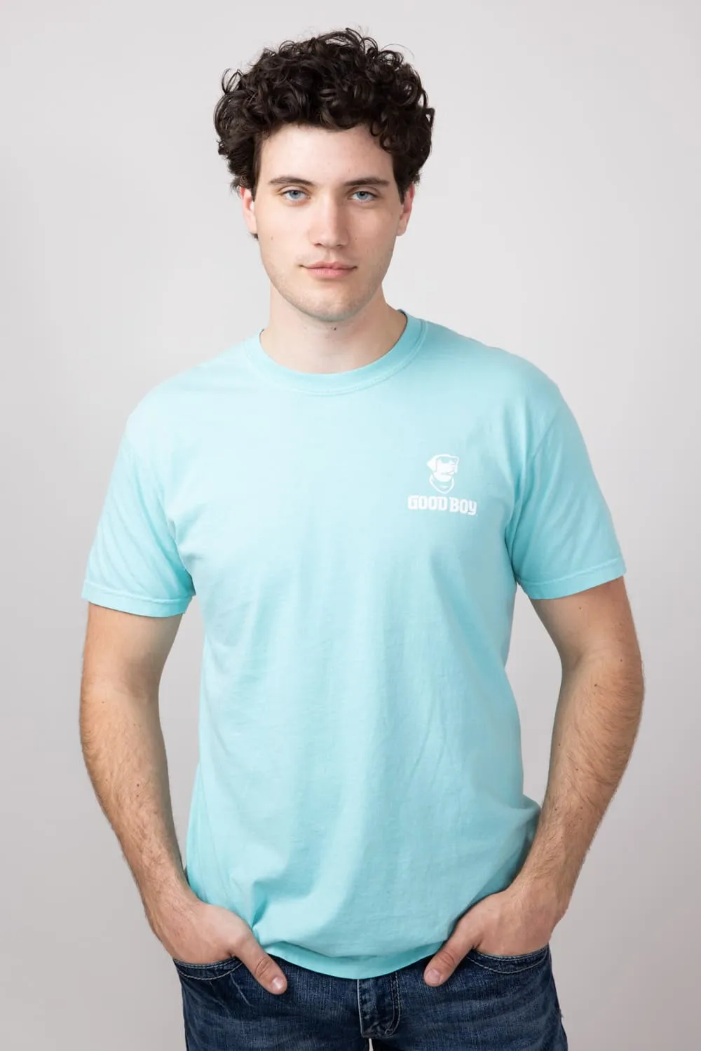 Country Club Dog T-Shirt for Men in Mint | 2208-MINT