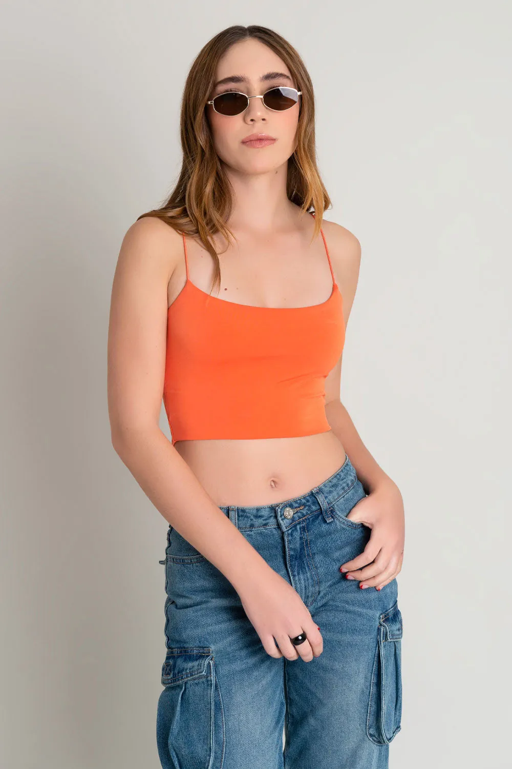 Crop top tirantes