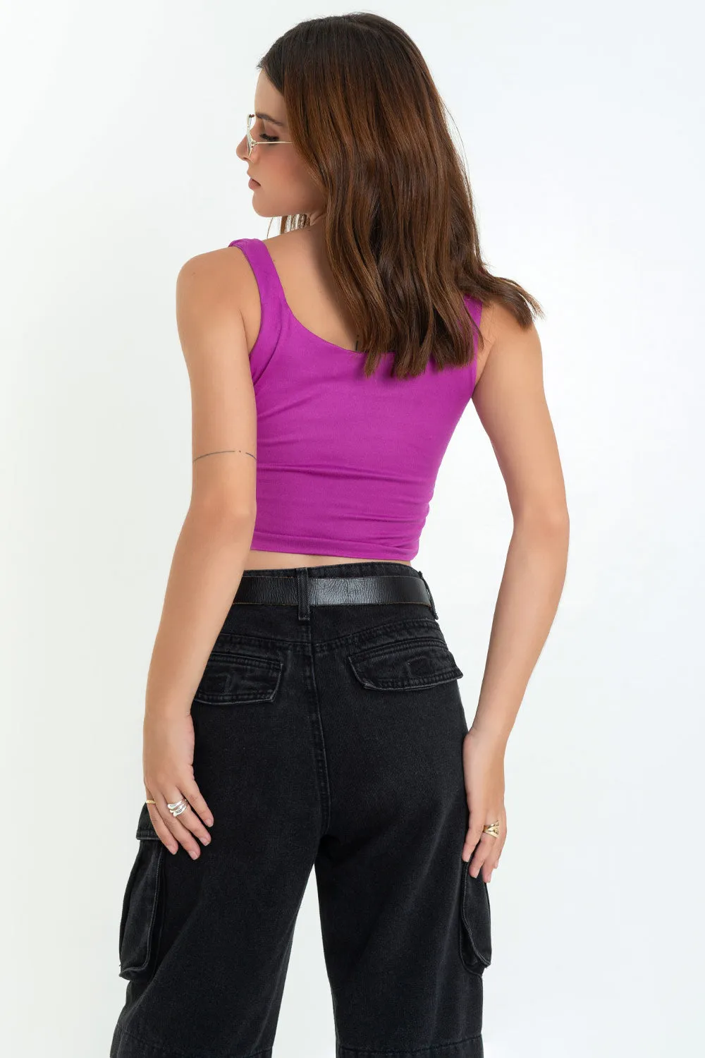 Crop top tirantes