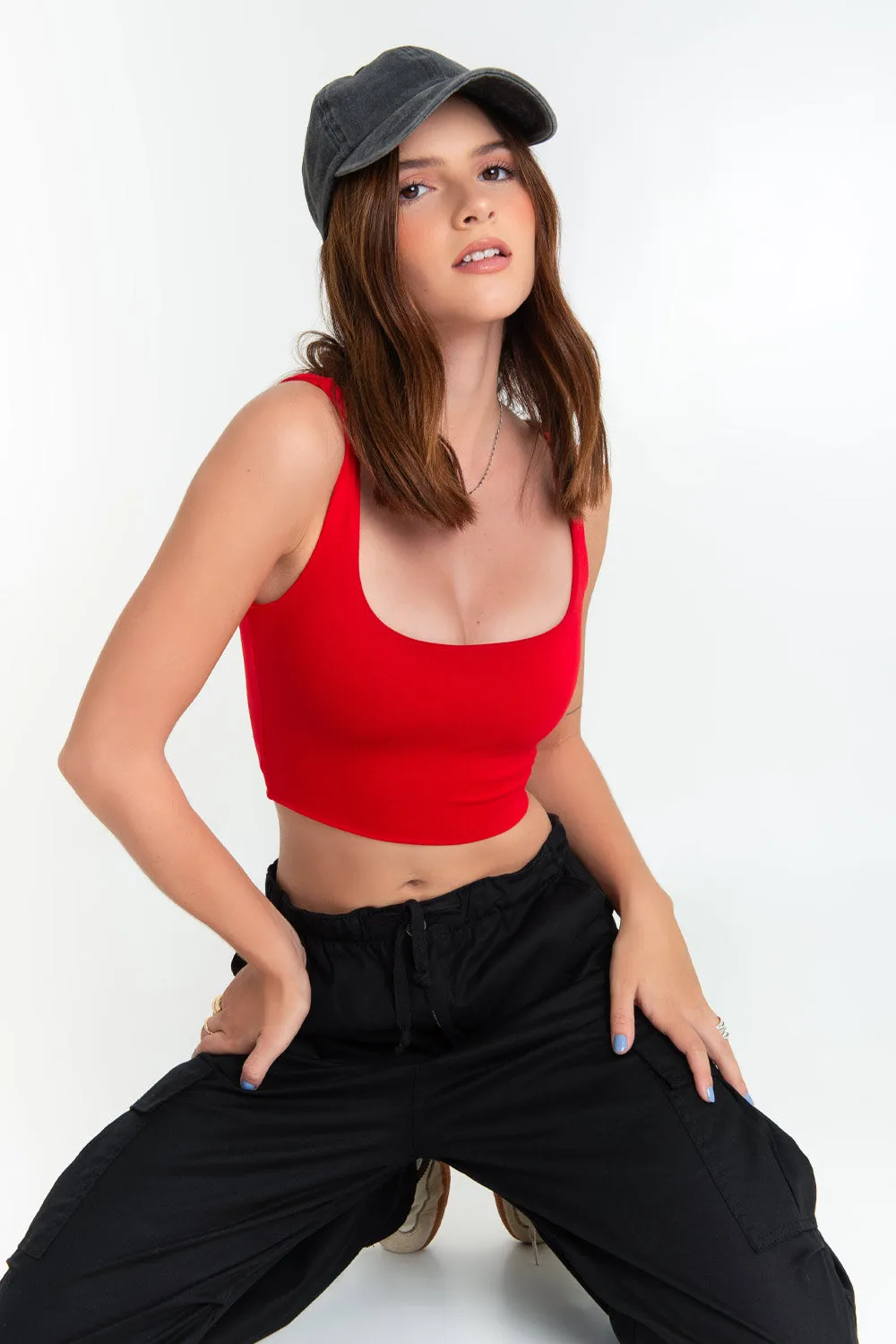 Crop top tirantes