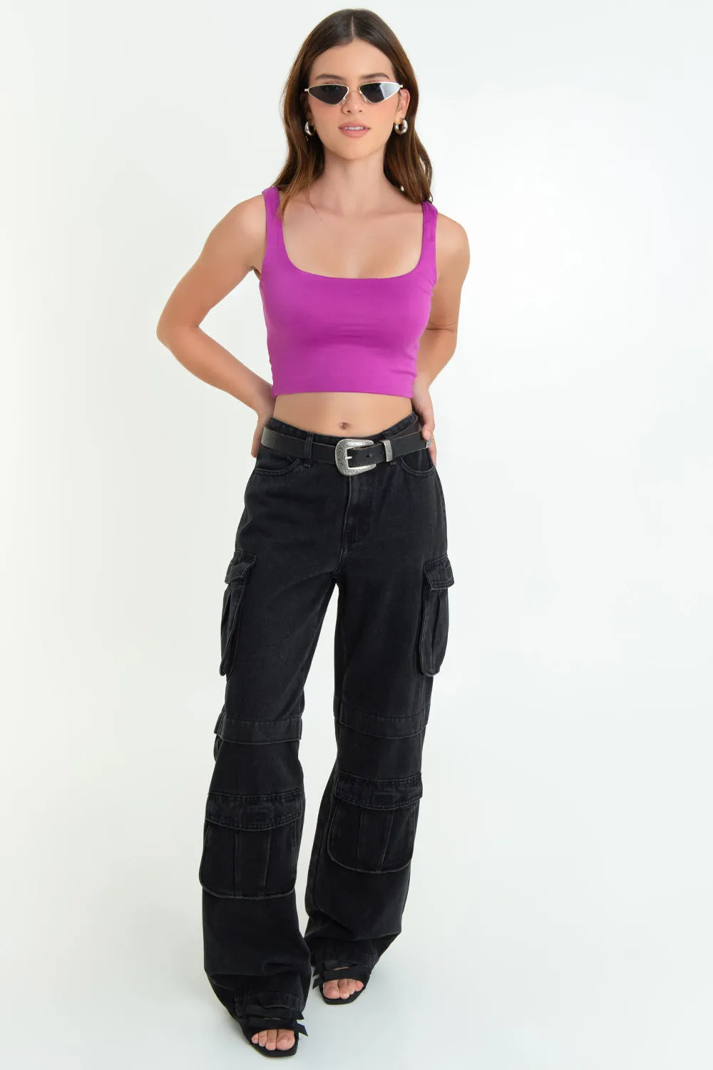 Crop top tirantes