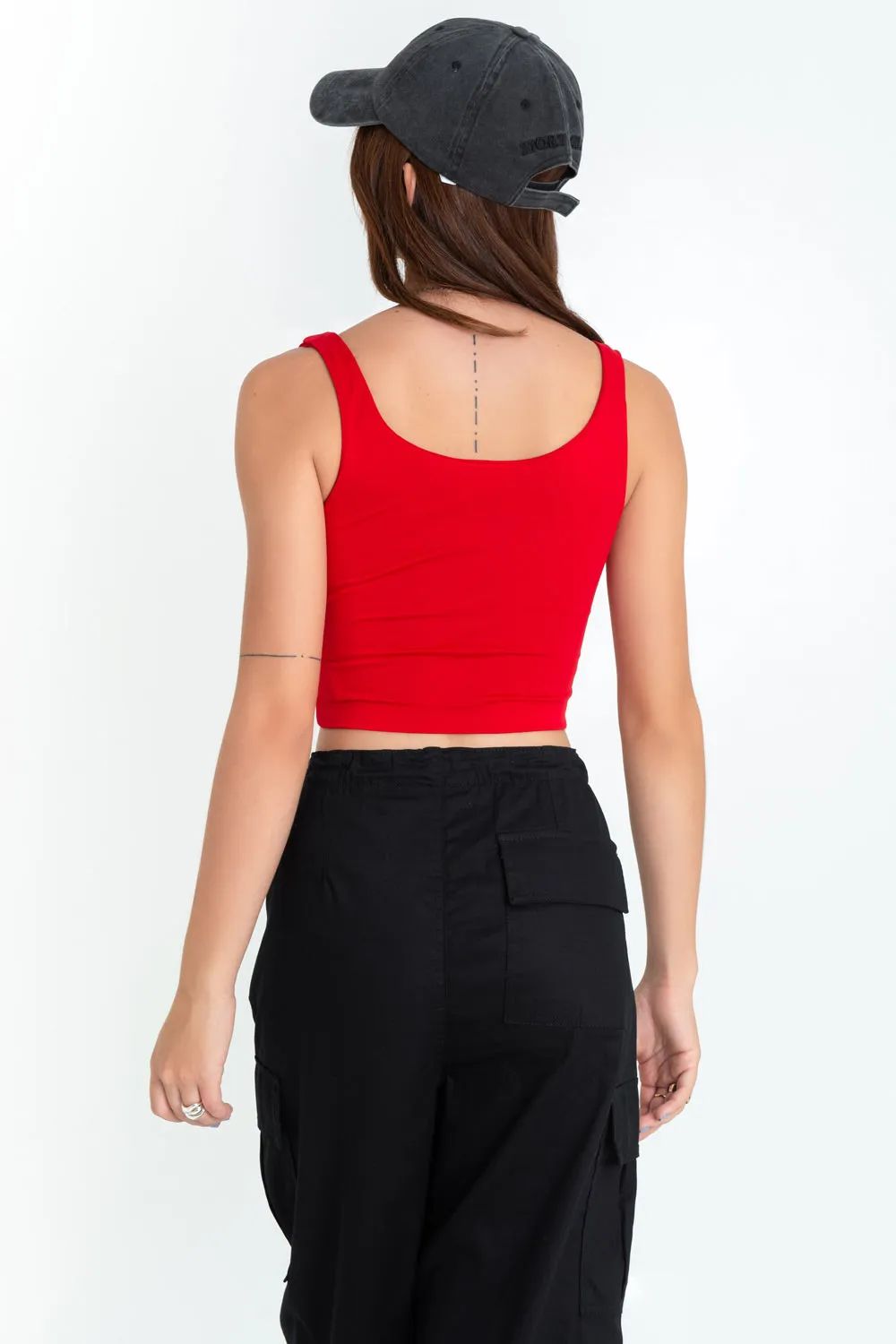 Crop top tirantes