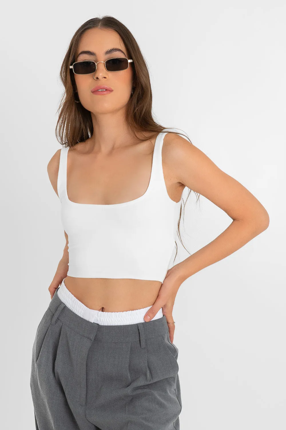 Crop top tirantes