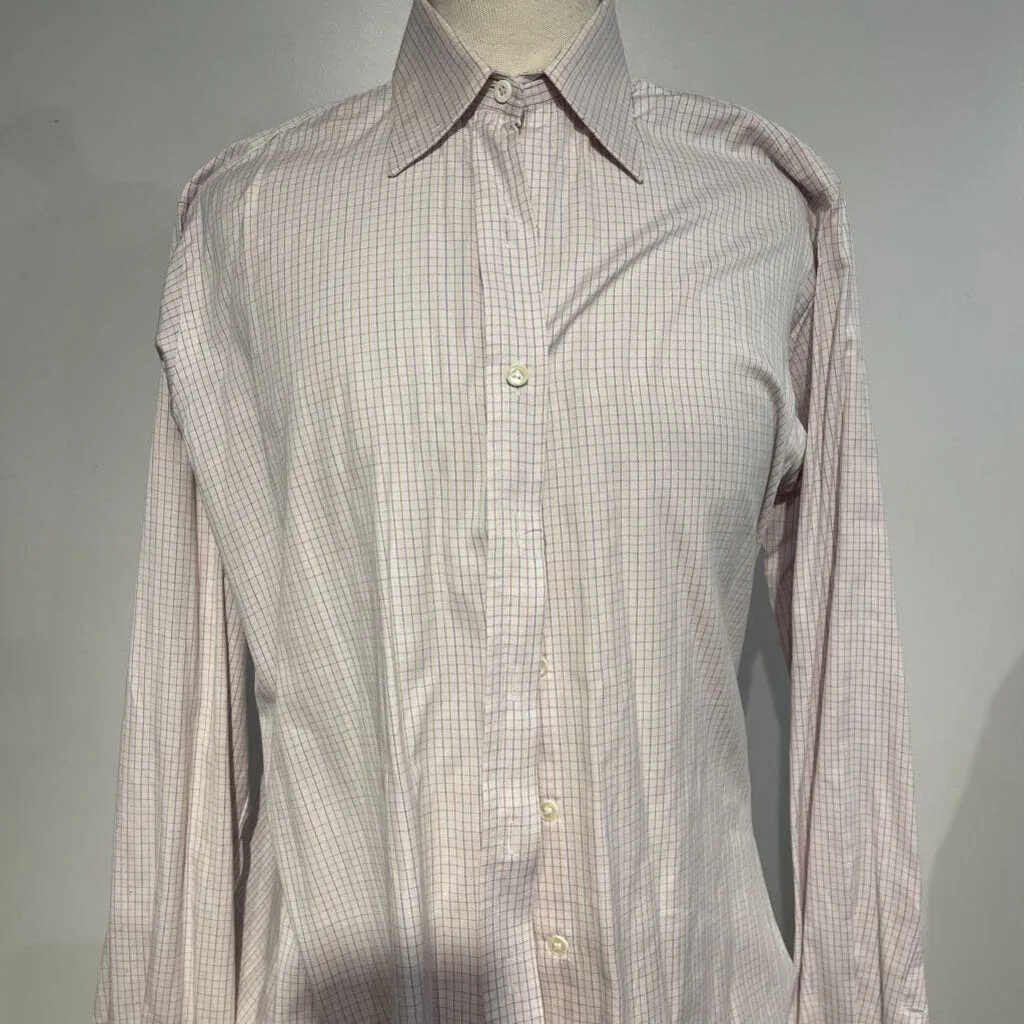 Custom Pink Plaid Shirt