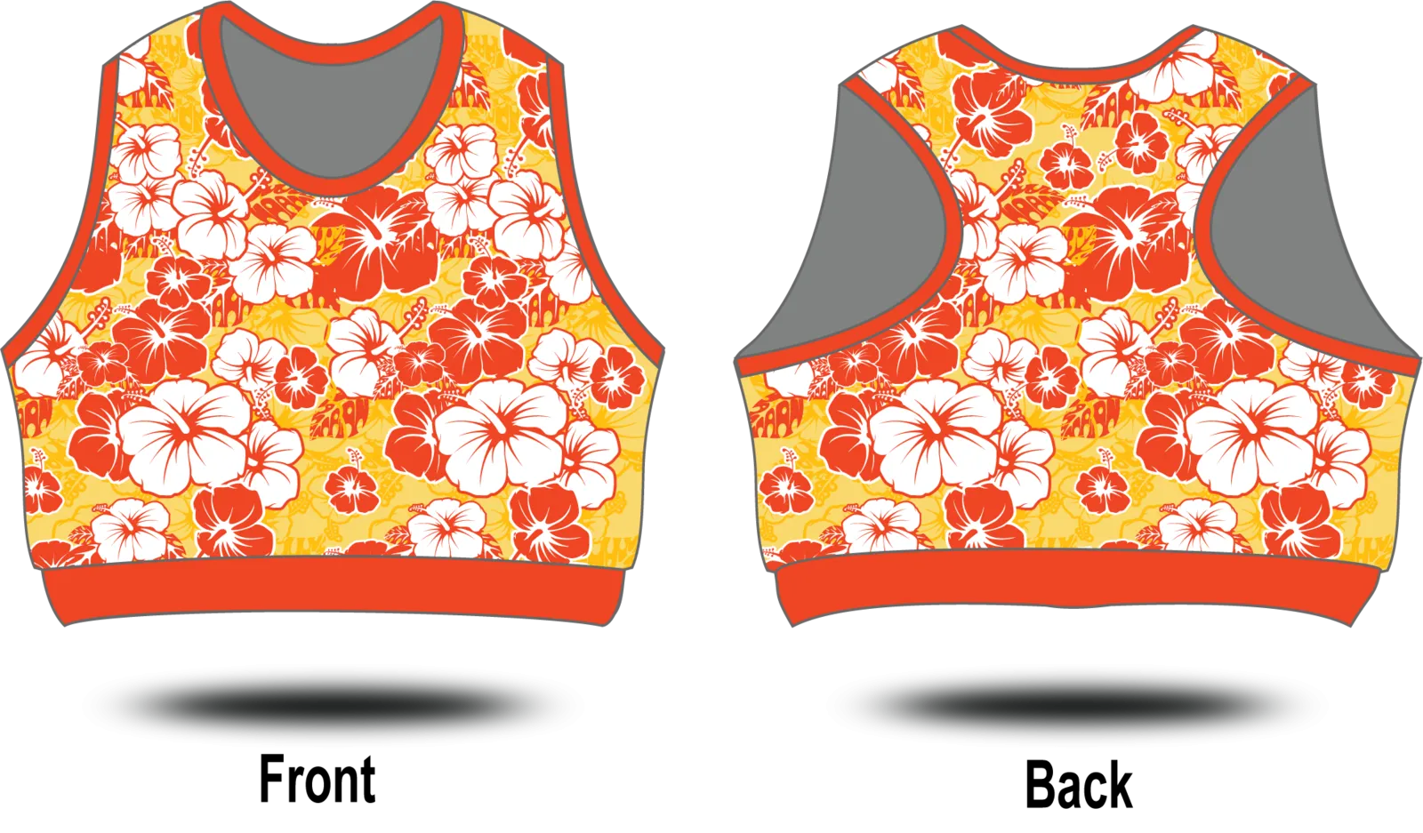 CUSTOM TEMPLATE DESIGNS - Crop Top 206