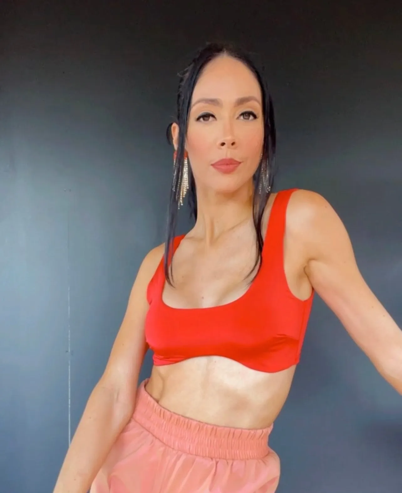 Cute Red Crop Top