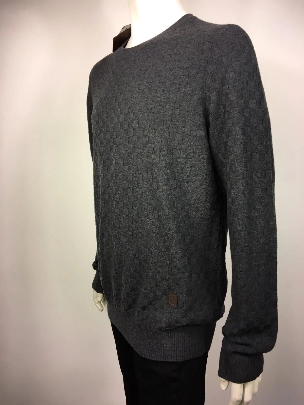 Damier Crewneck Sweater