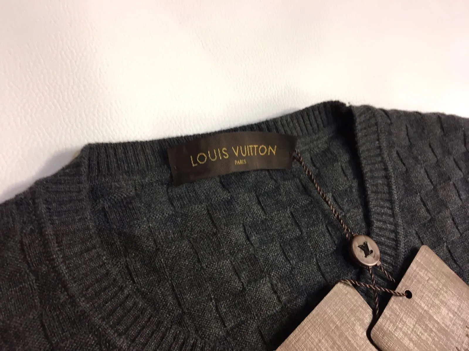Damier Crewneck Sweater