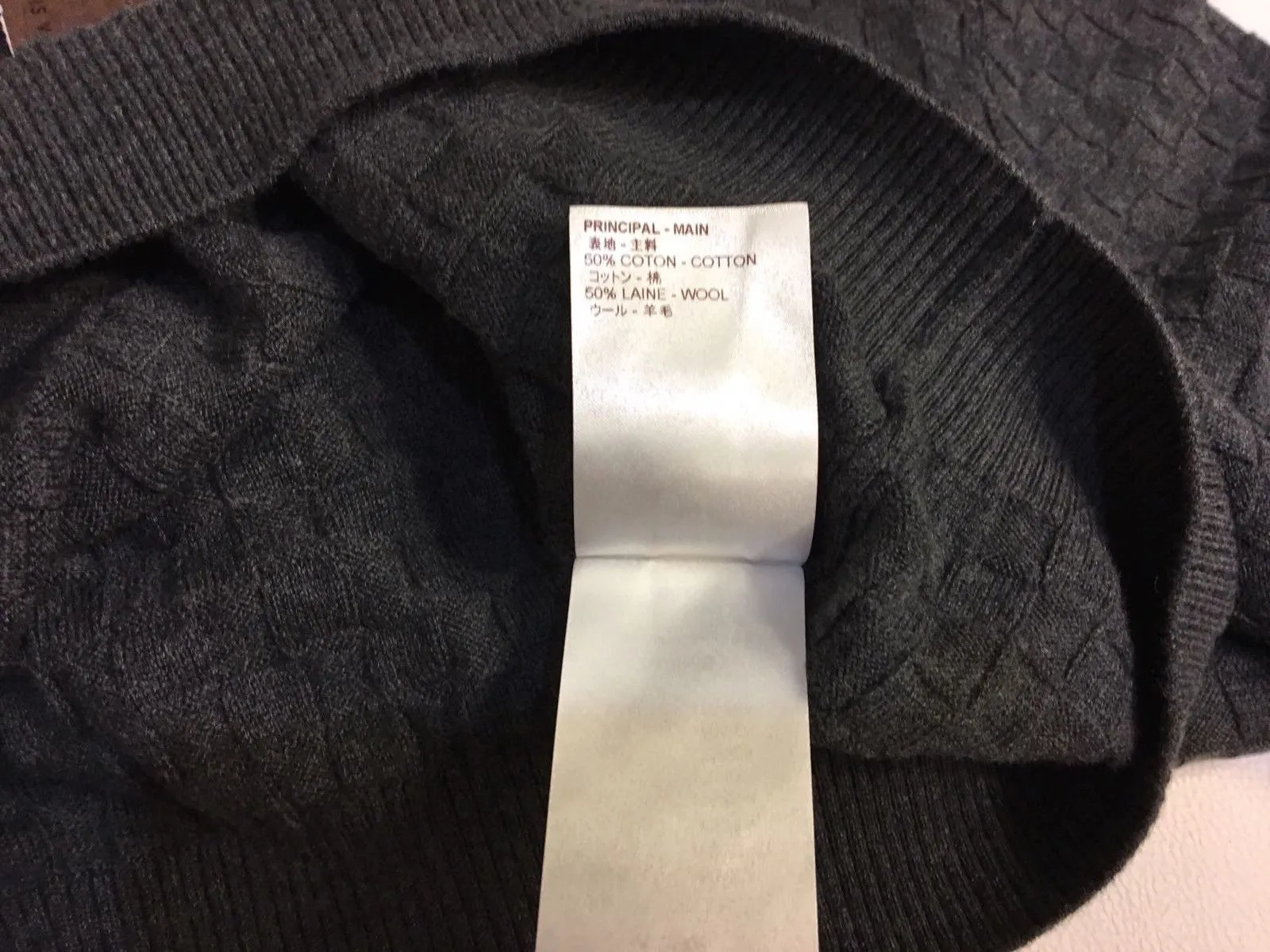 Damier Crewneck Sweater